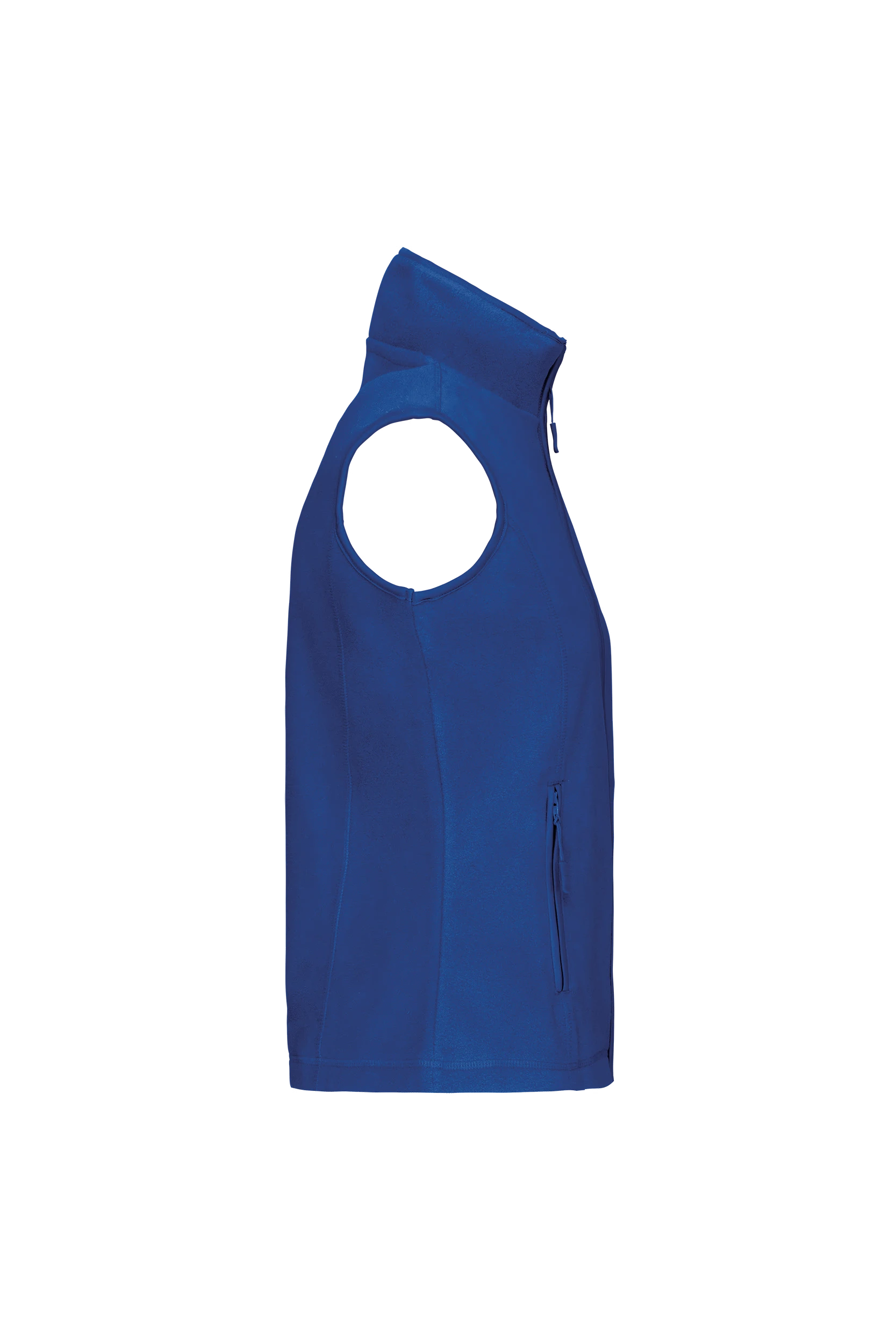 Gilet sans manches micropolaire bleu