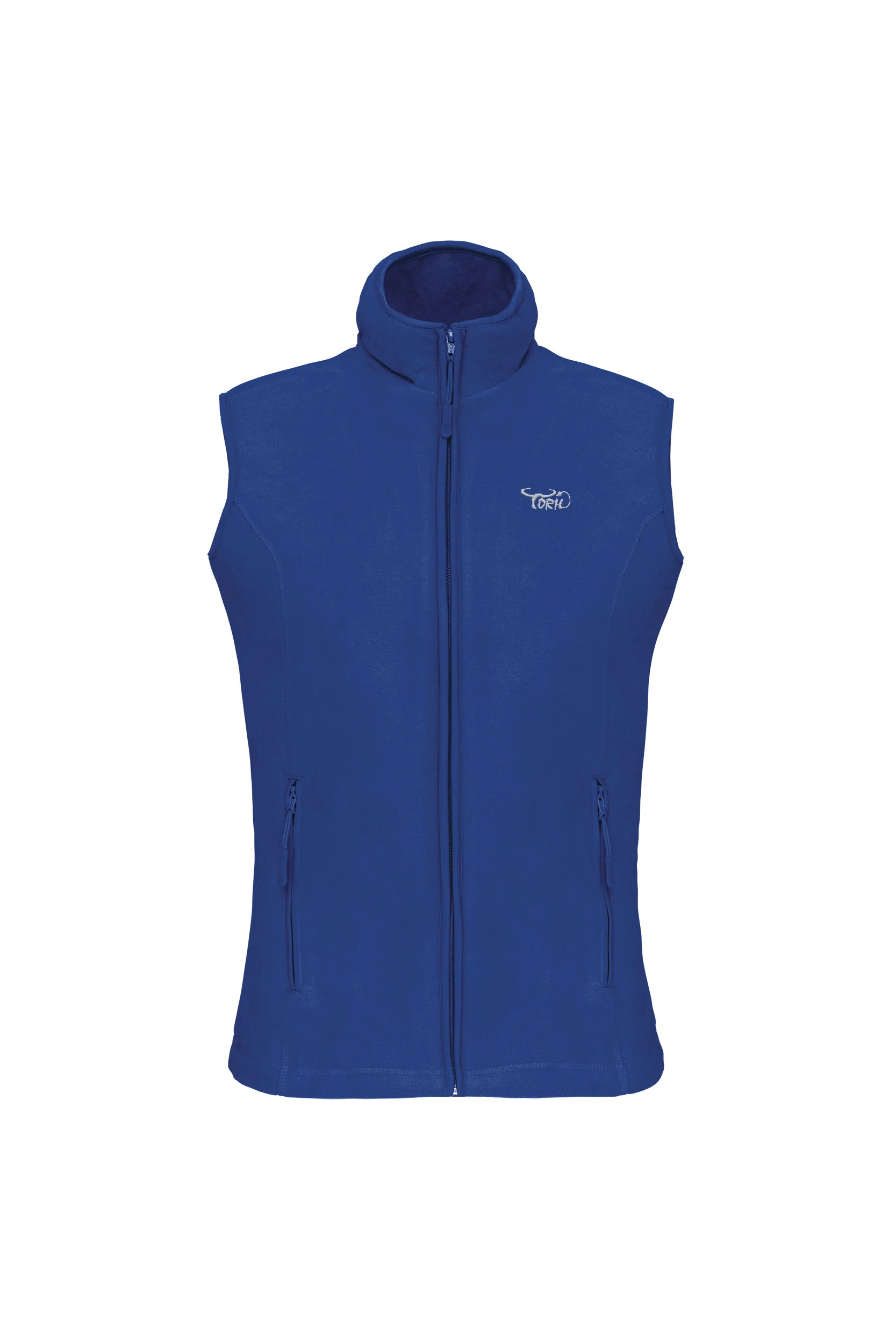 Gilet sans manches micropolaire bleu