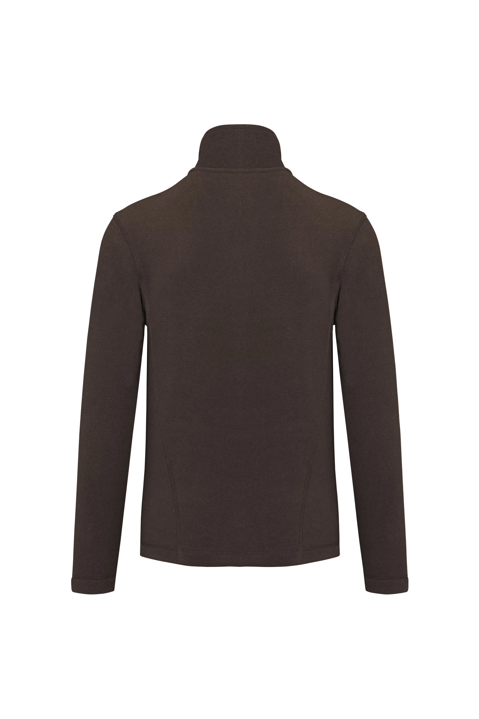 Veste micropolaire zippée chocolat