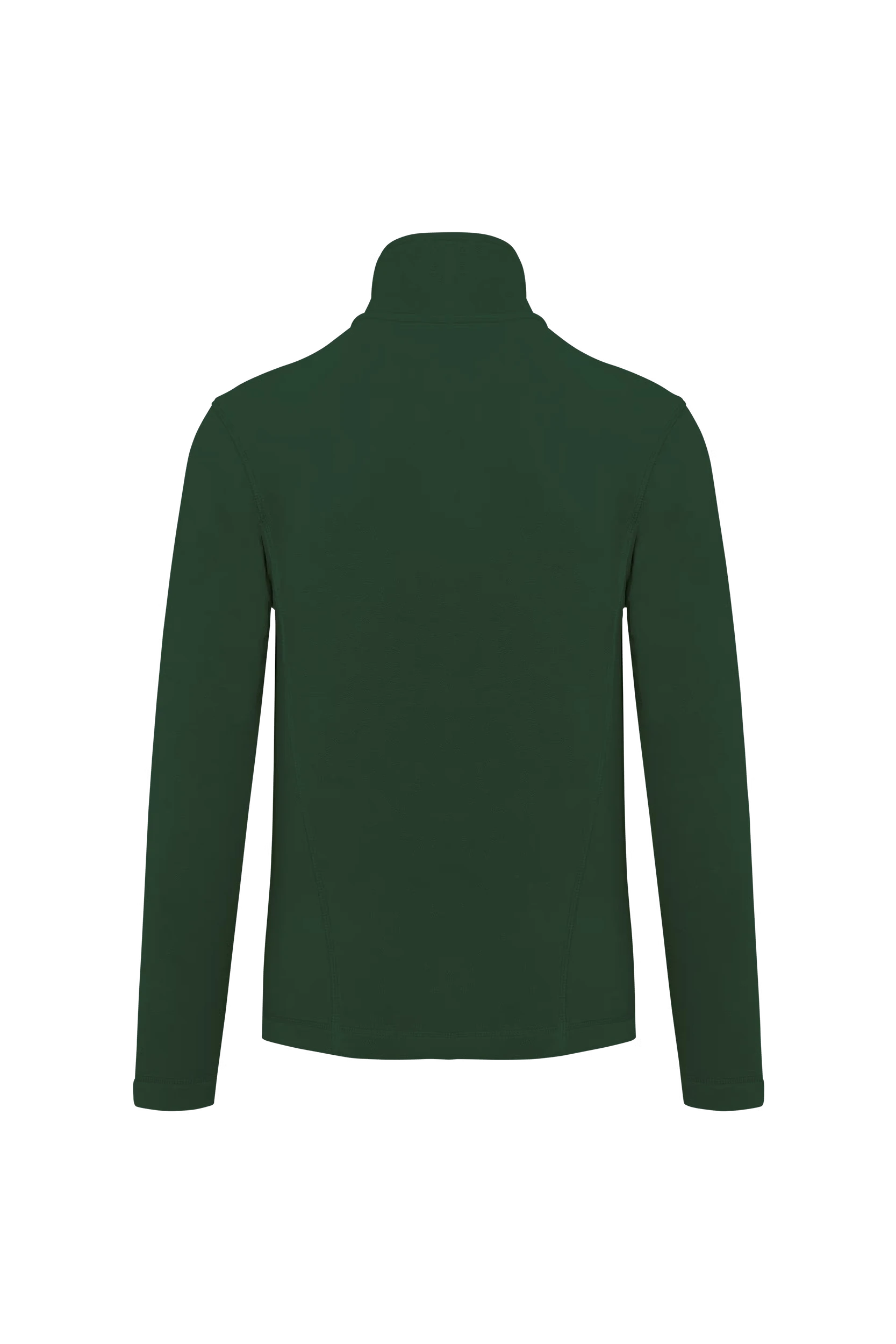 Veste micropolaire zippée vert forêt