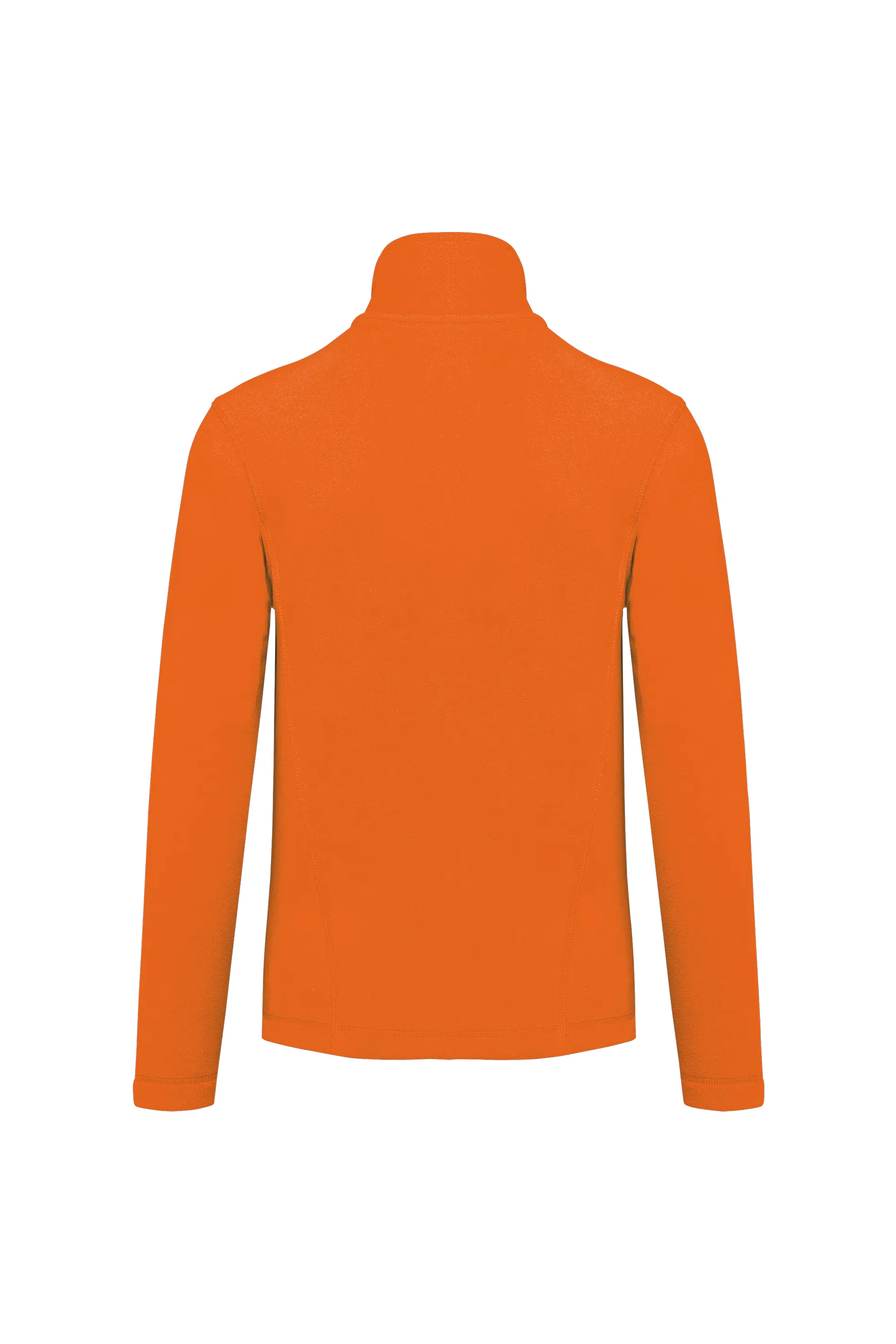Veste micropolaire zippée orange