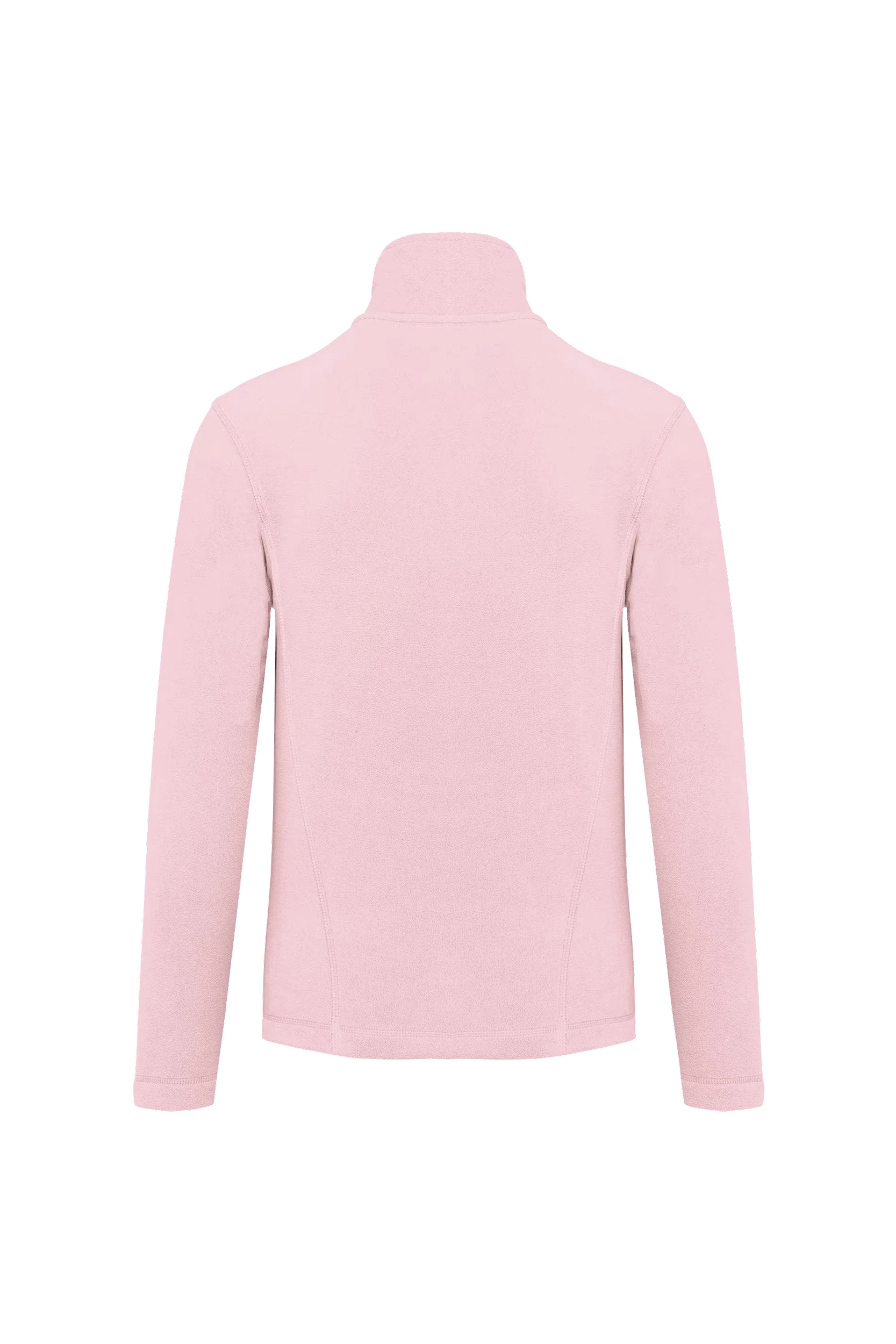 Veste micropolaire zippée rose pâle