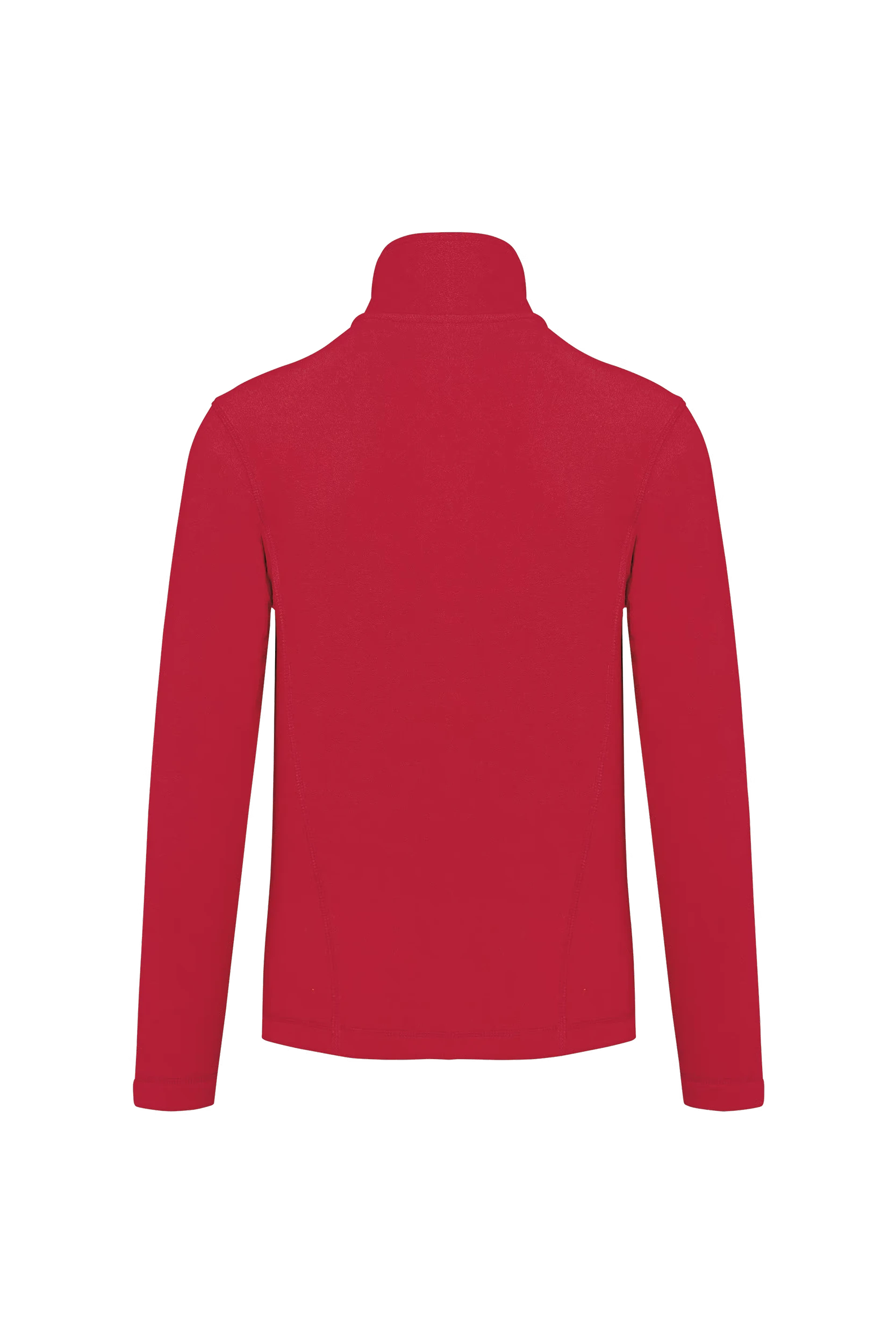 Veste micropolaire zippée rouge