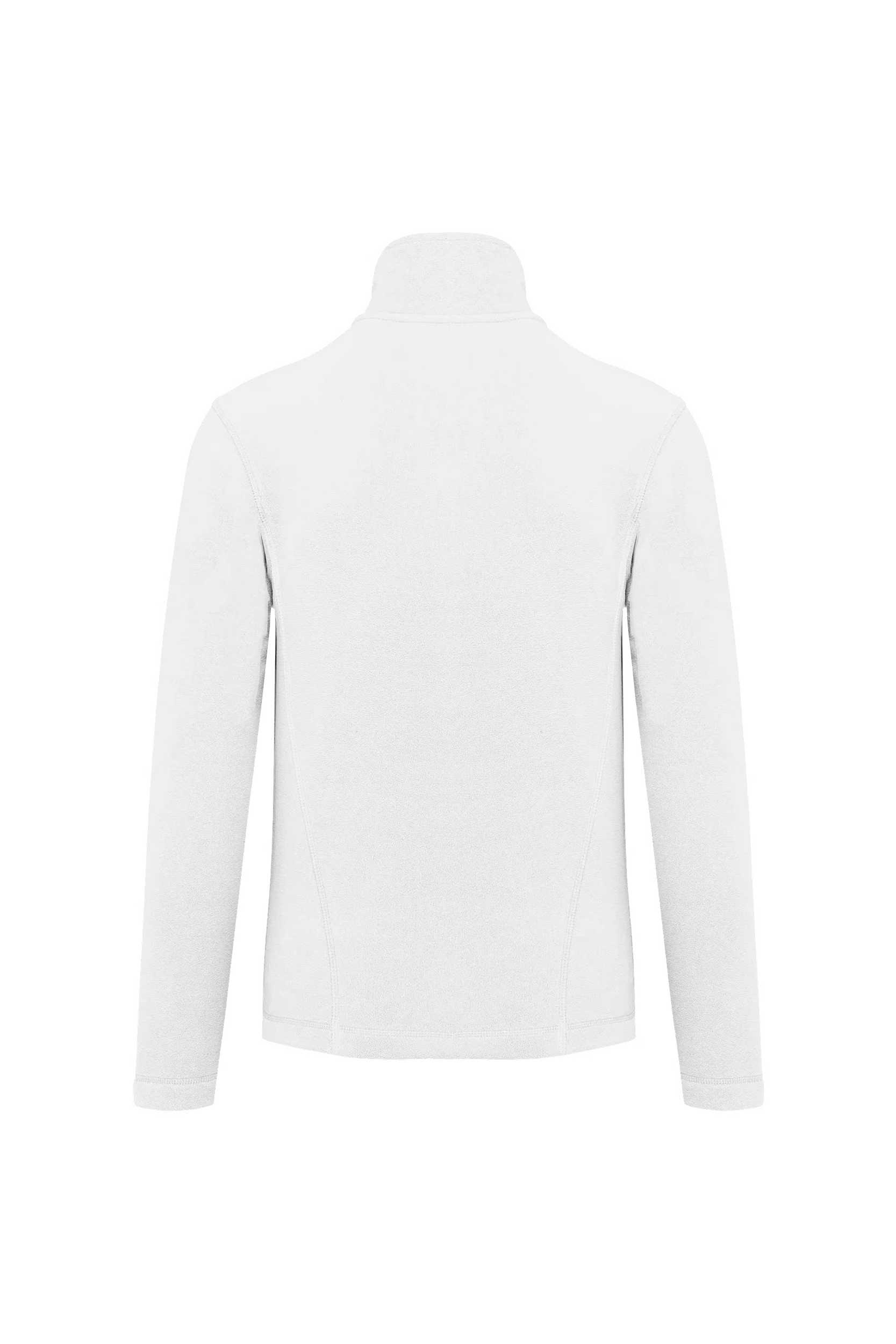 Veste micropolaire zippée blanc