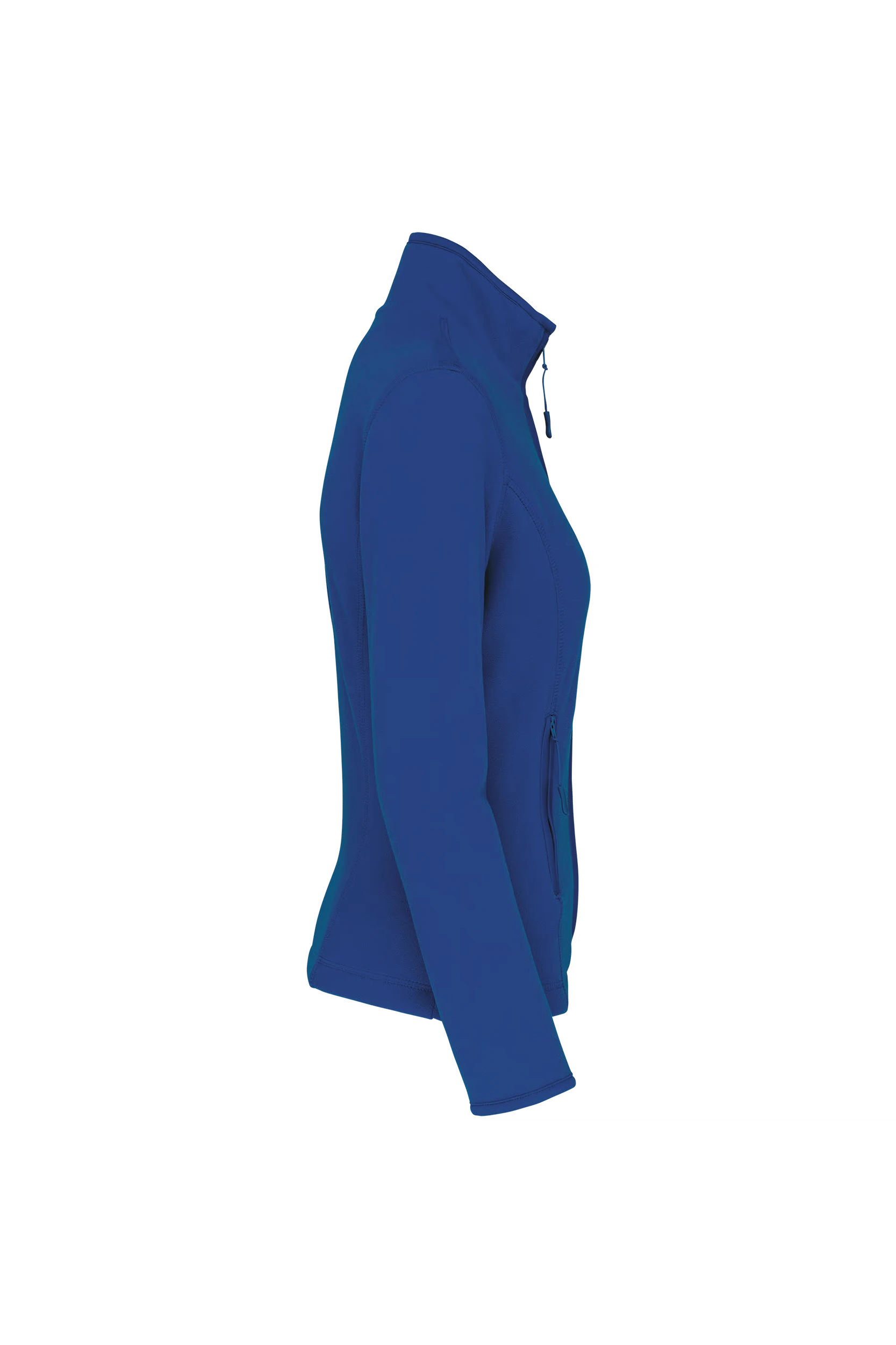 Veste micropolaire zippée bleu