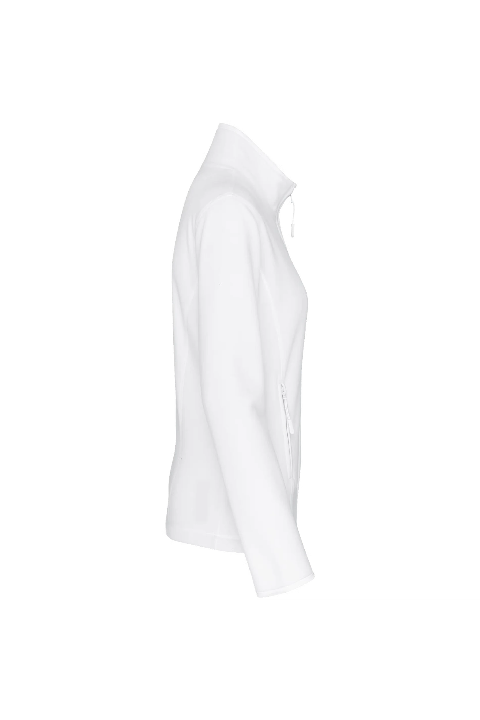Veste micropolaire zippée blanc