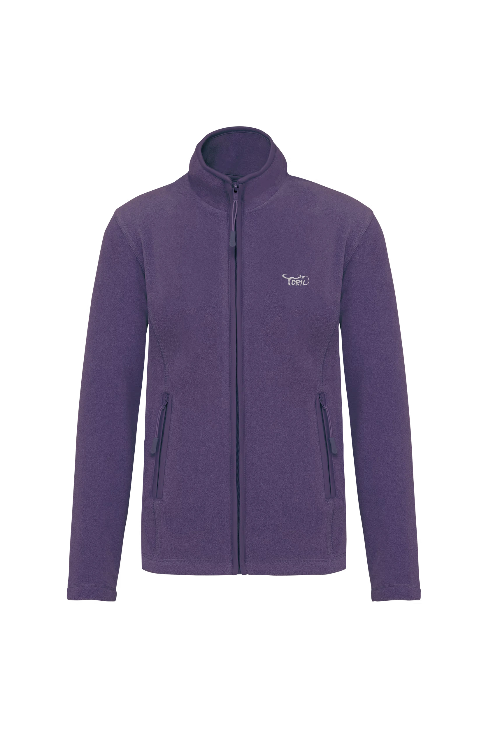 Veste micropolaire zippée violet