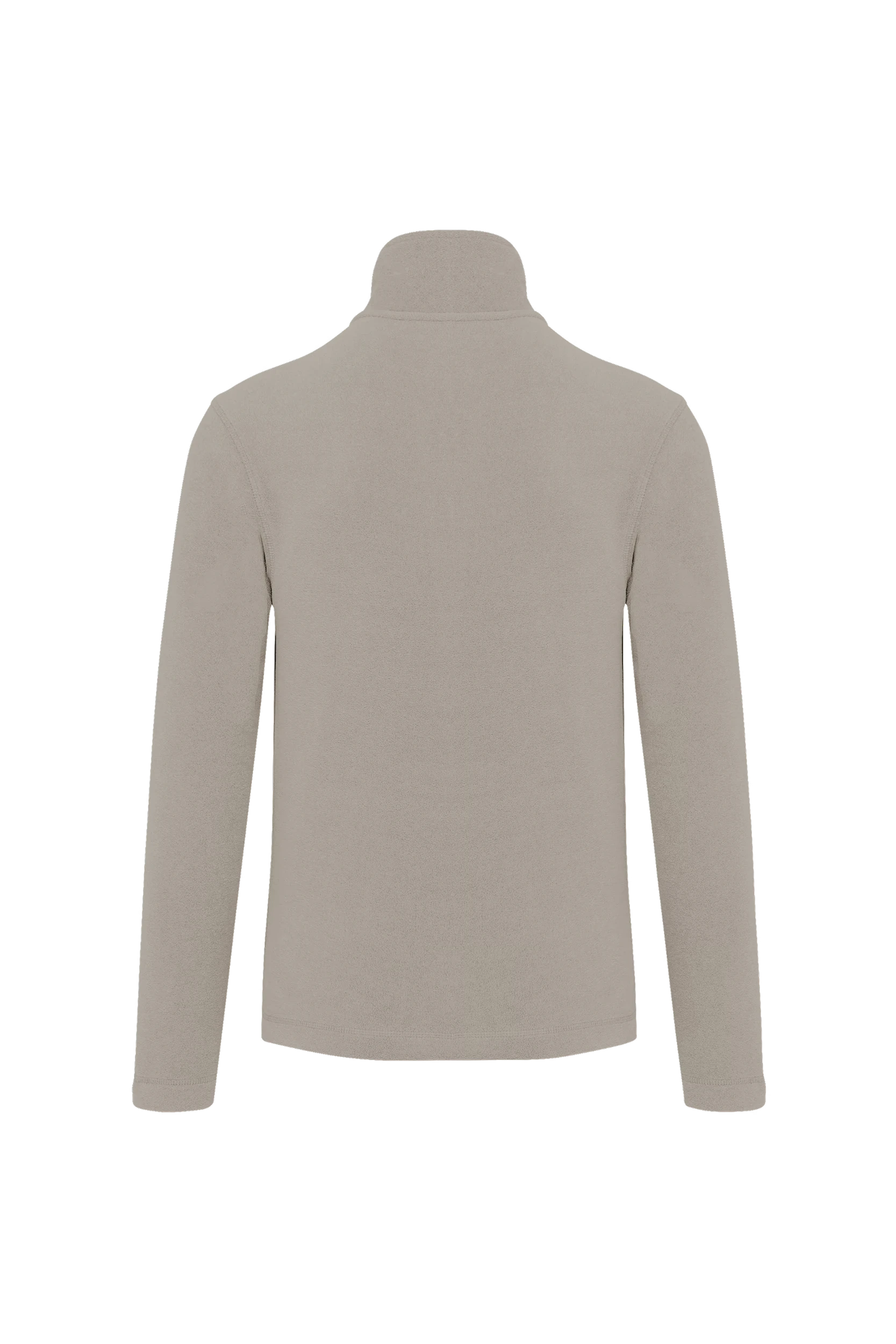 Veste micropolaire zippée beige