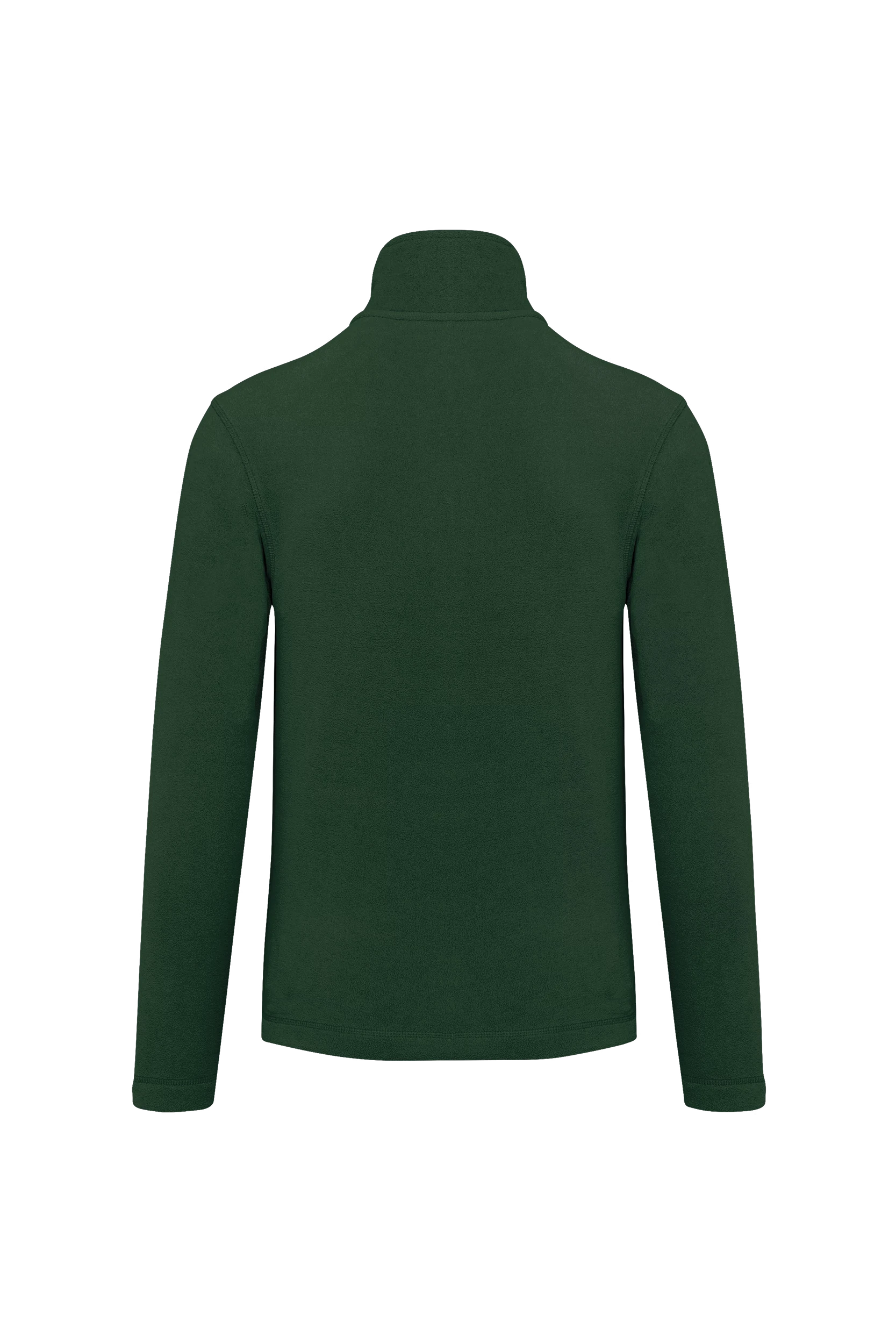 Veste micropolaire zippée vert forêt