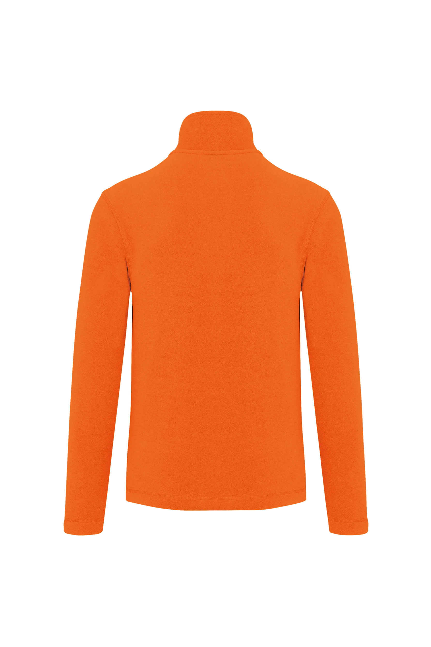 Veste micropolaire zippée orange