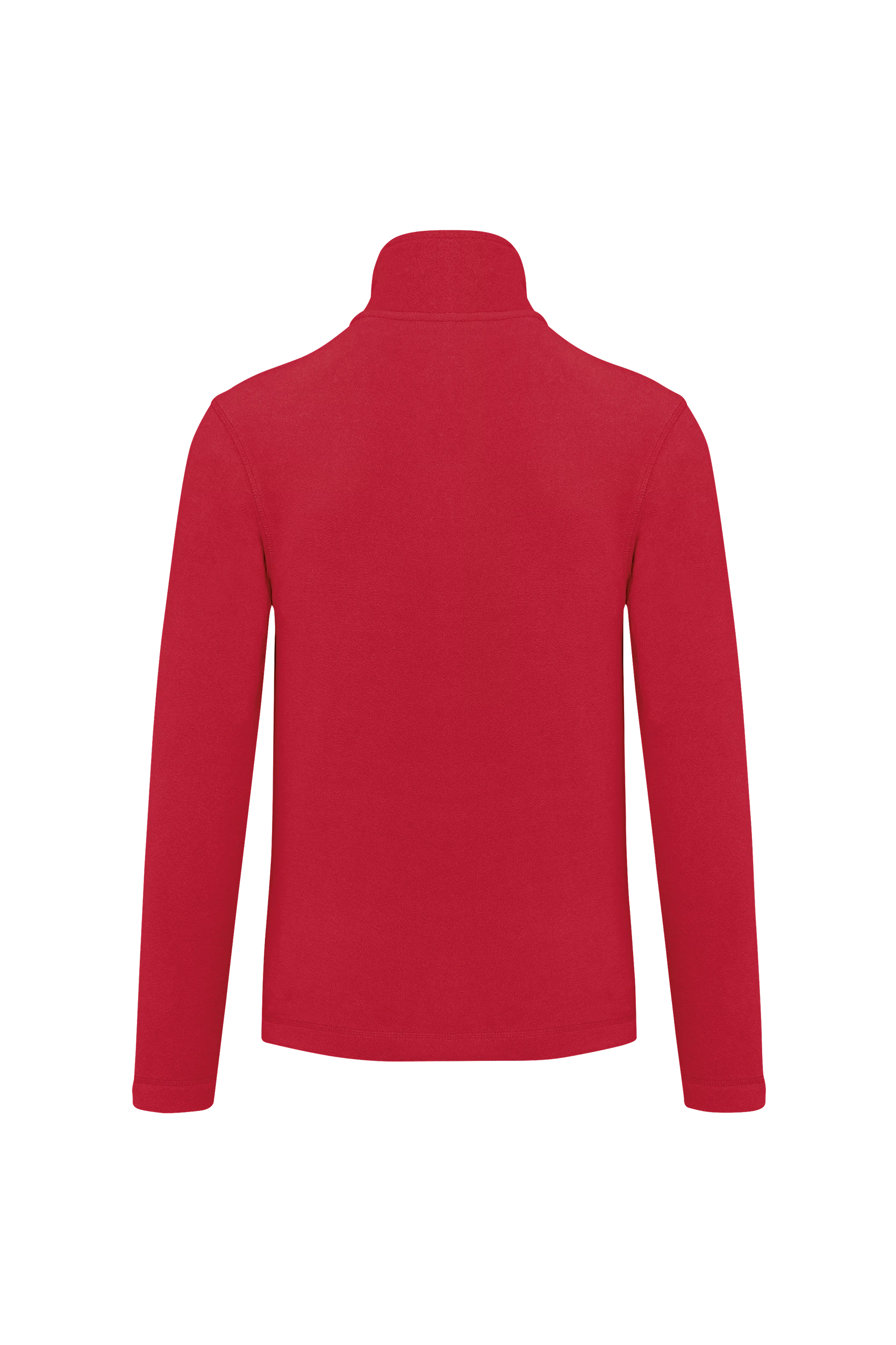 Veste micropolaire zippée rouge