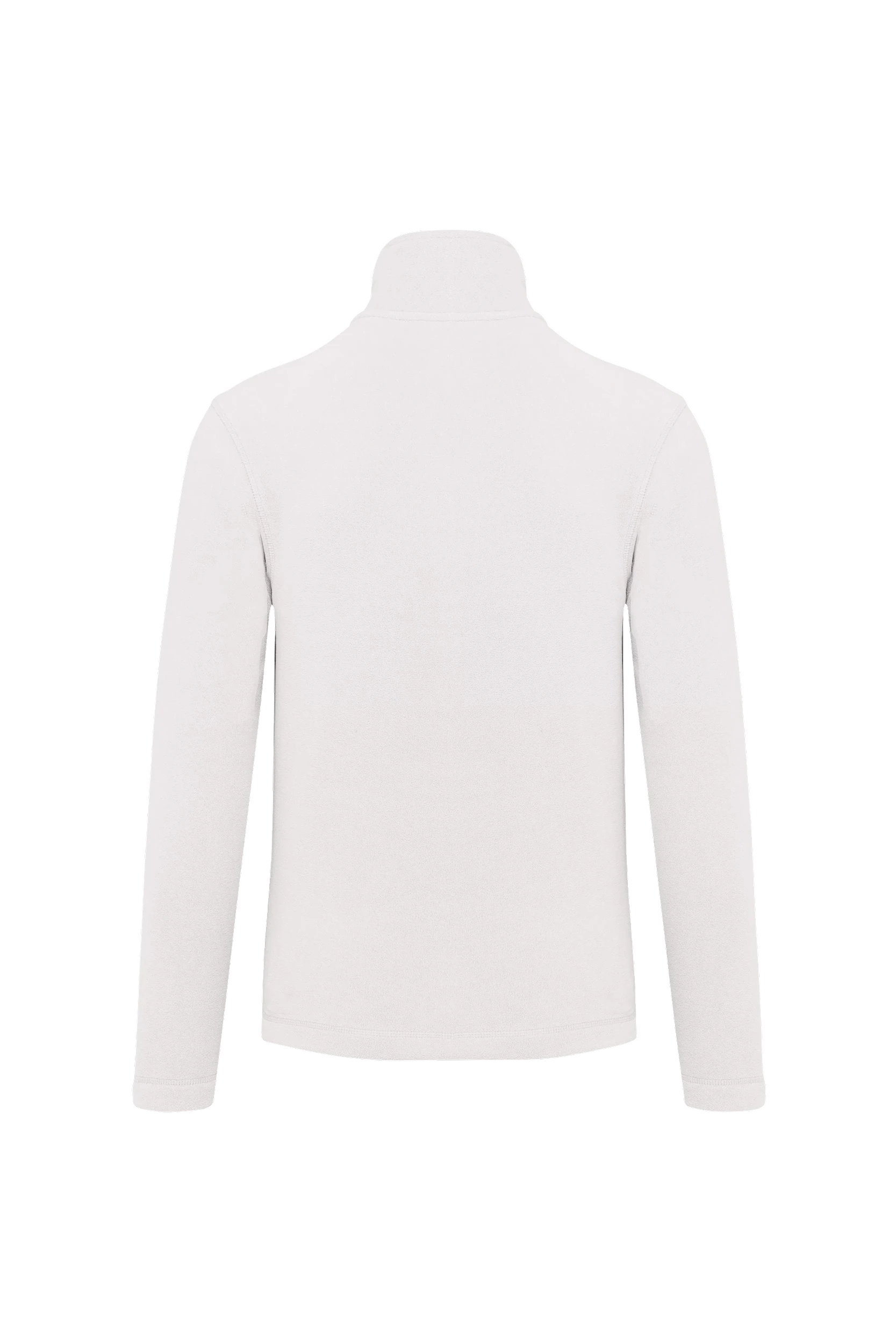 Veste micropolaire zippée blanc