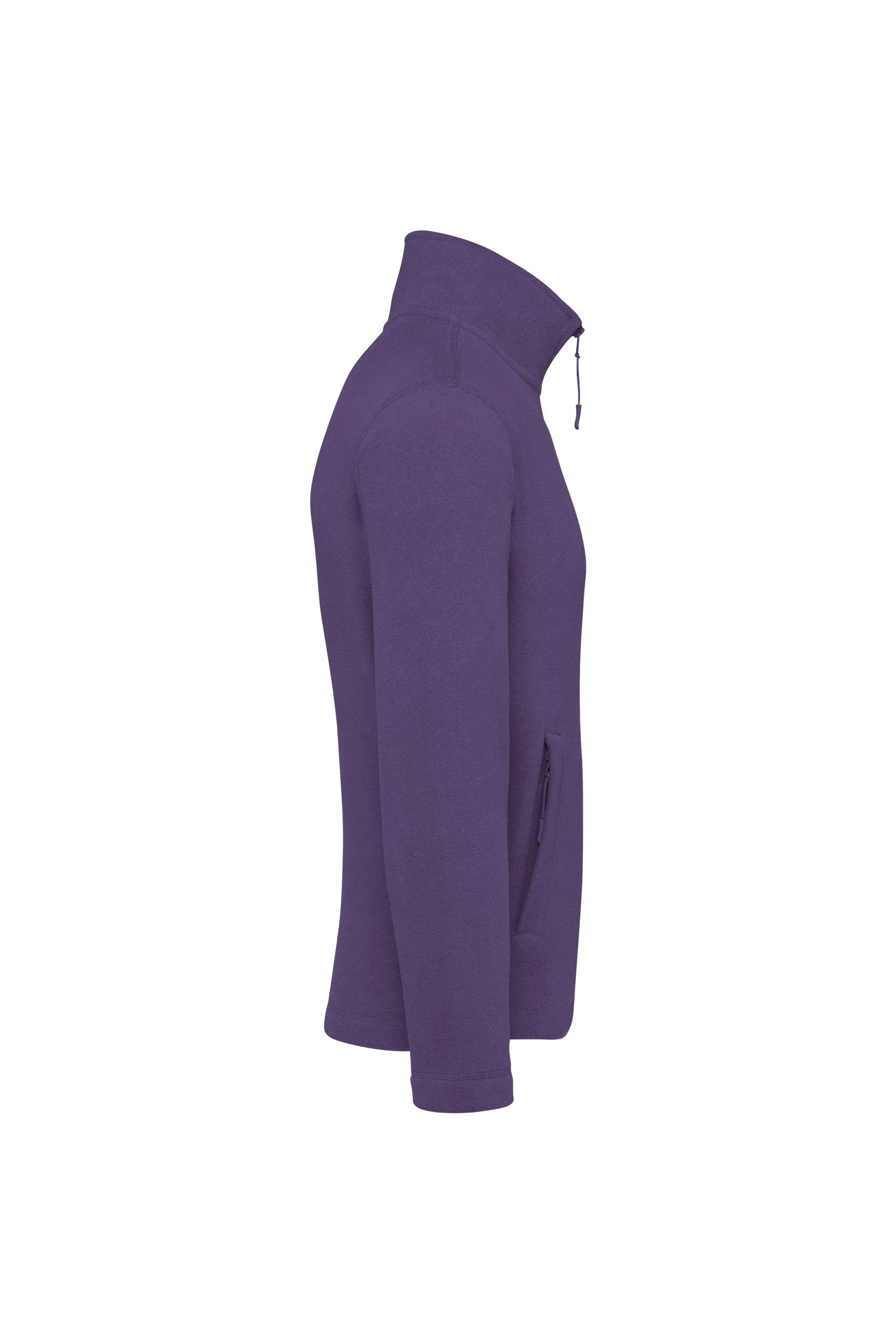 Veste micropolaire zippée violet