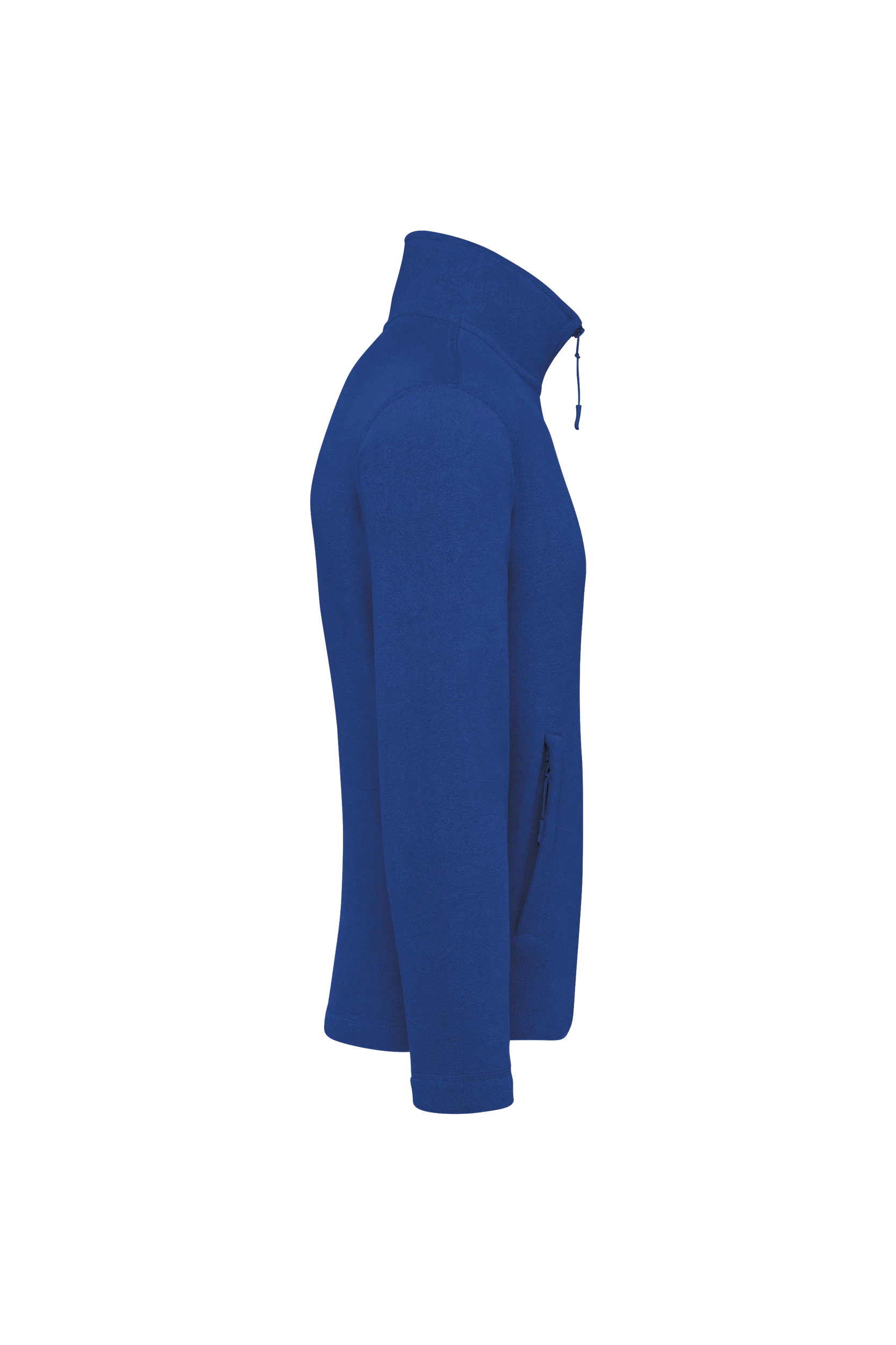 Veste micropolaire zippée bleu