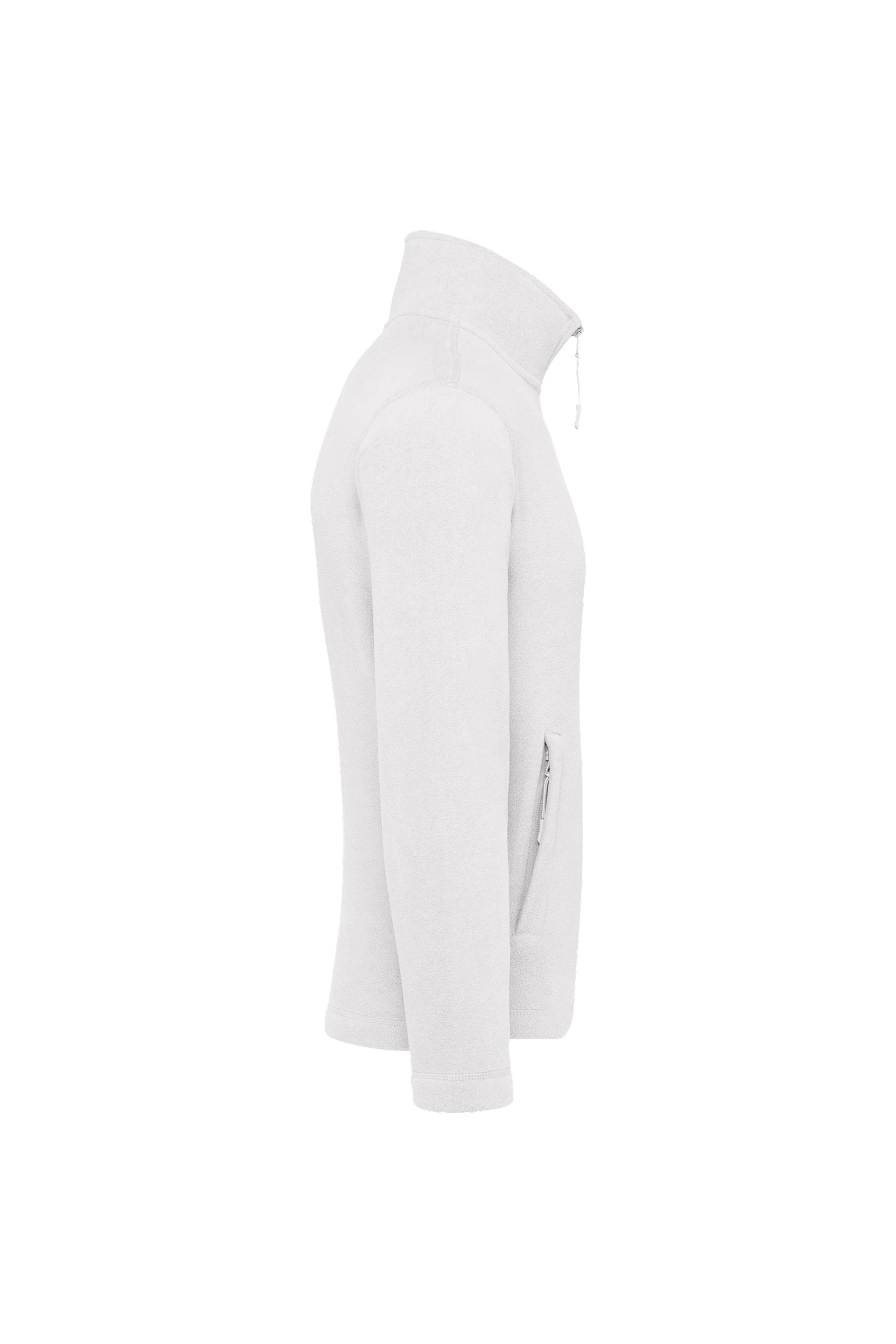 Veste micropolaire zippée blanc