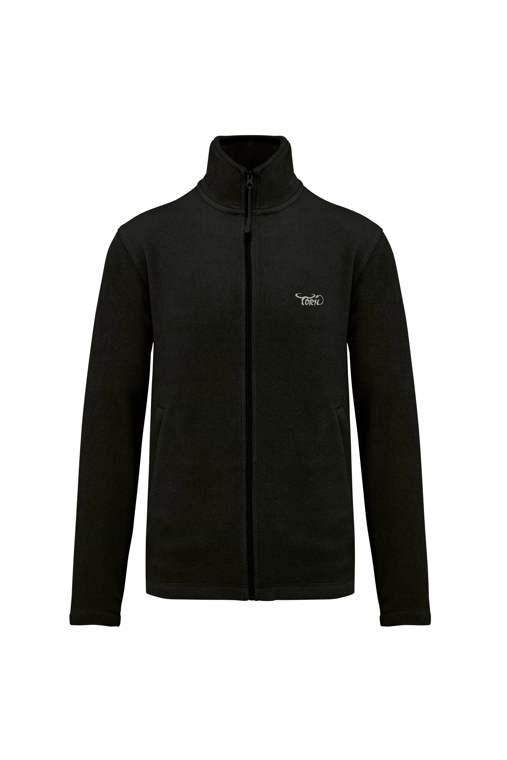 Veste micropolaire zippée noir