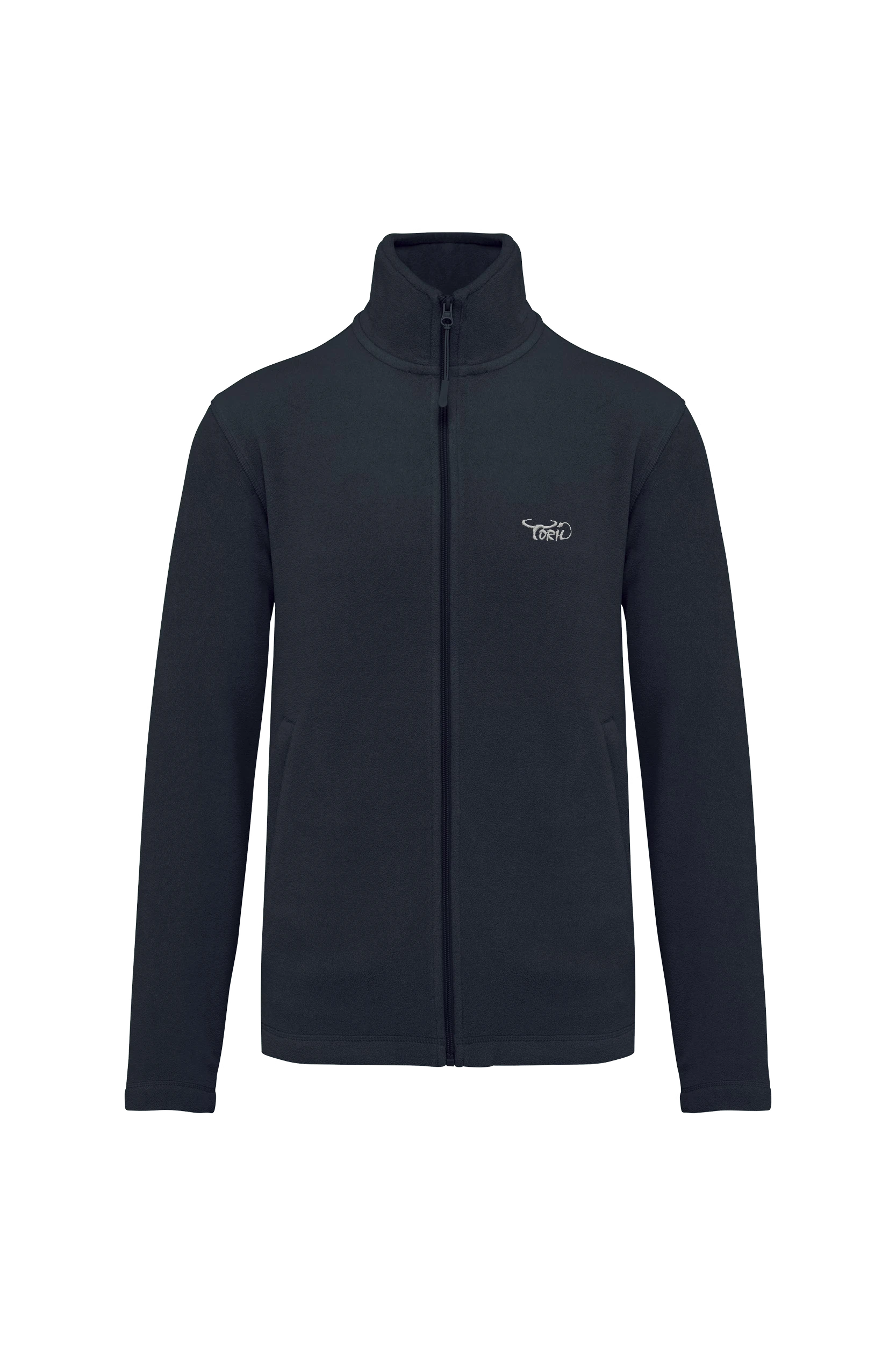 Veste micropolaire zippée marine
