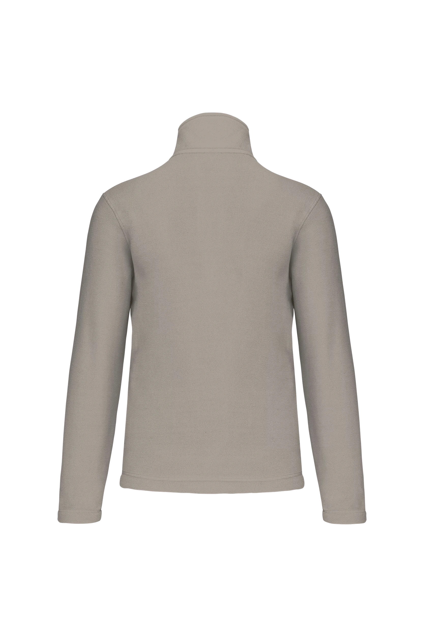 Micropolaire col zippé beige
