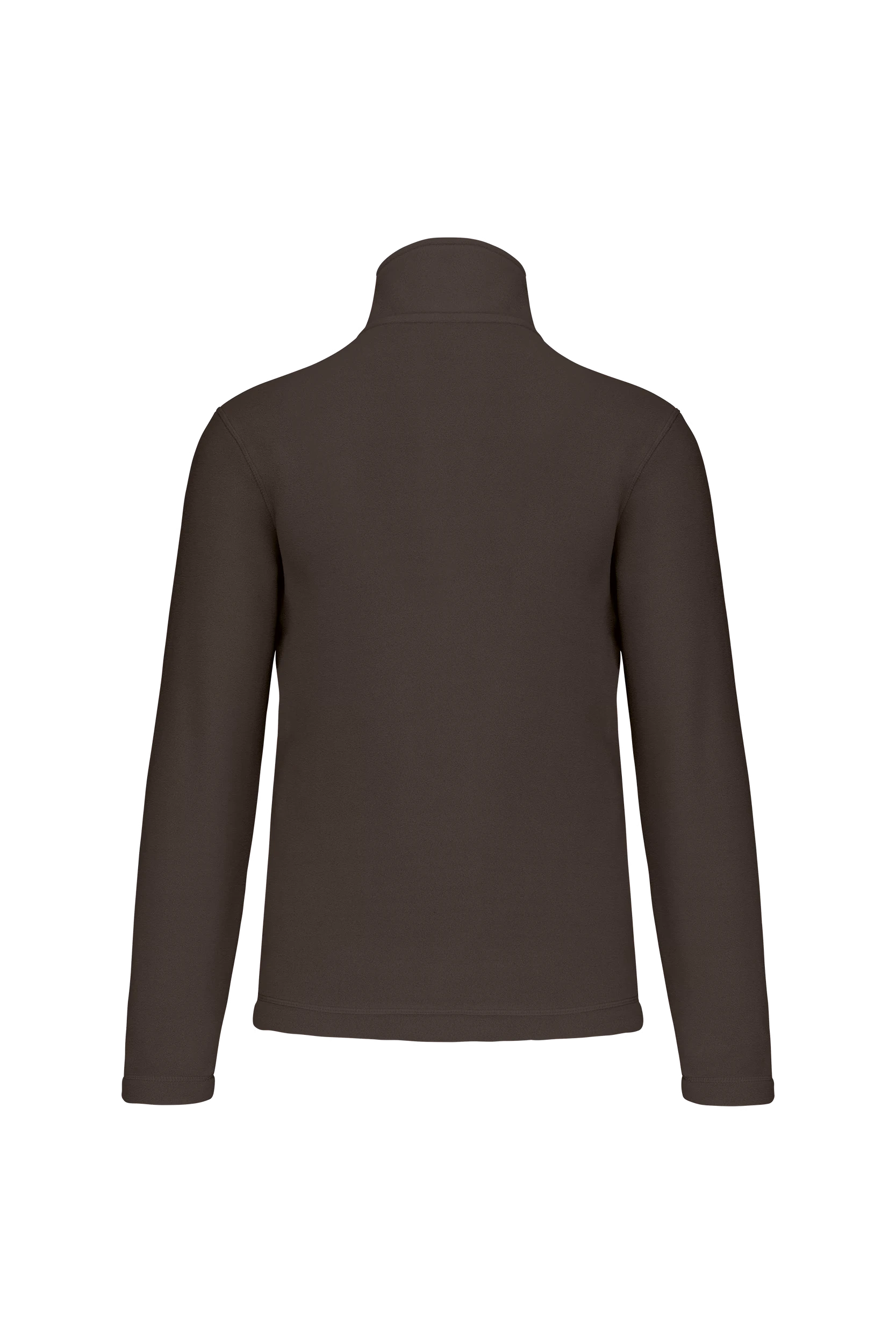 Micropolaire col zippé chocolat