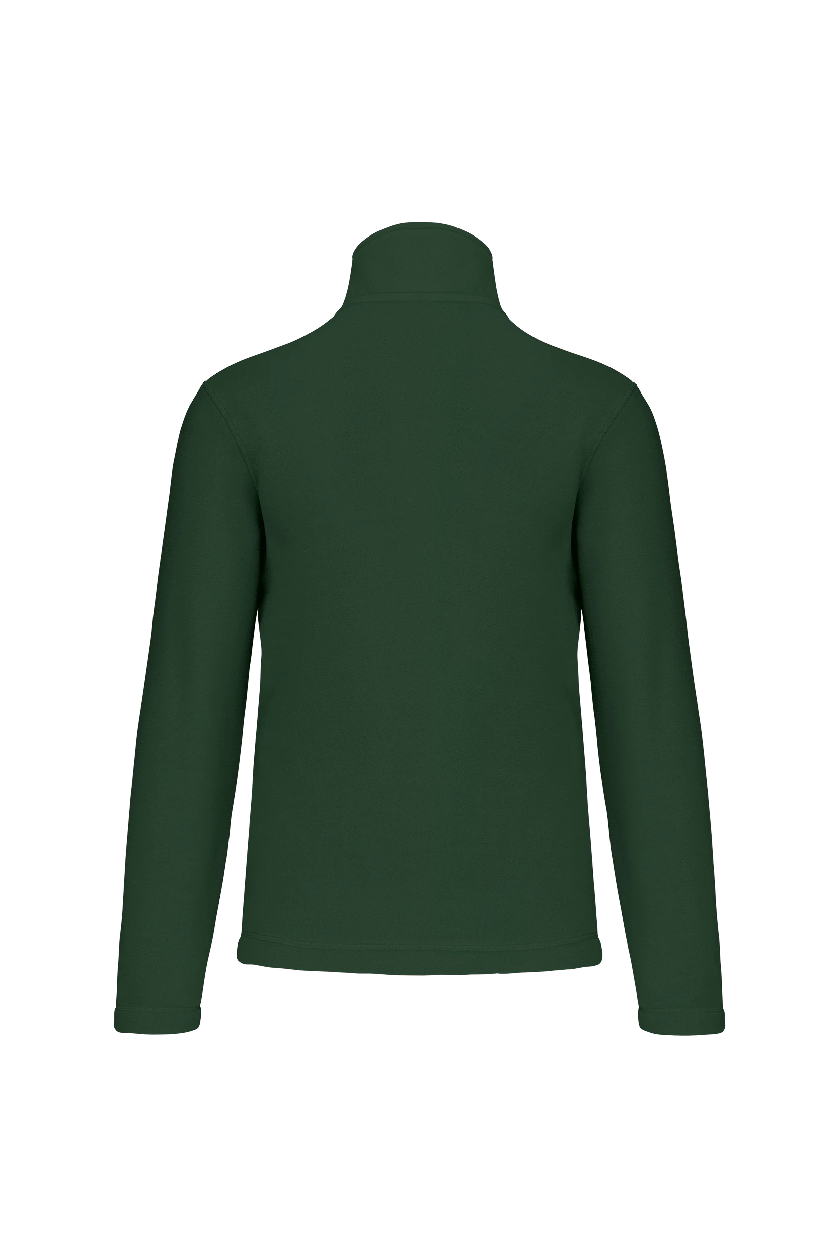 Micropolaire col zippé vert forêt