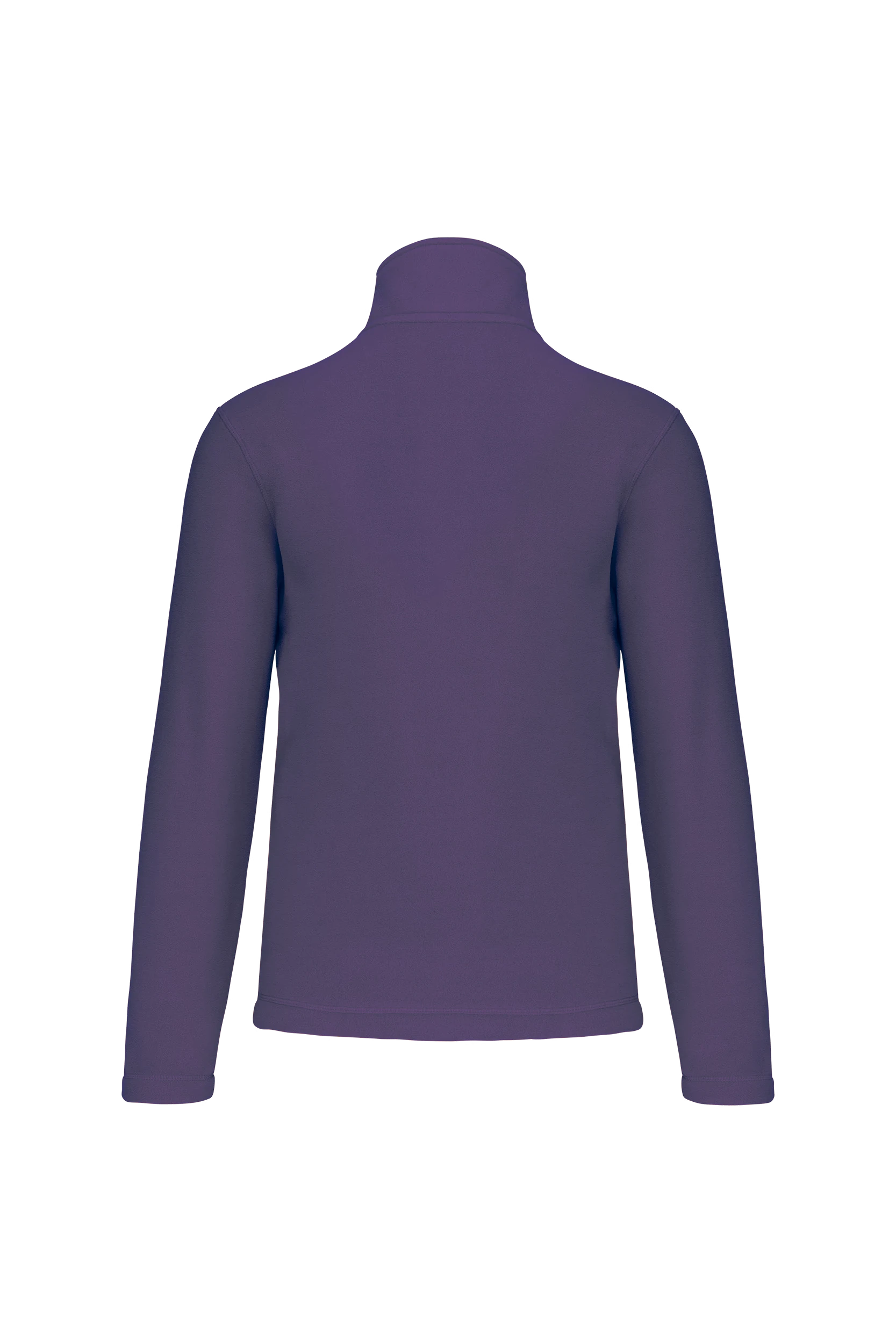 Micropolaire col zippé violet