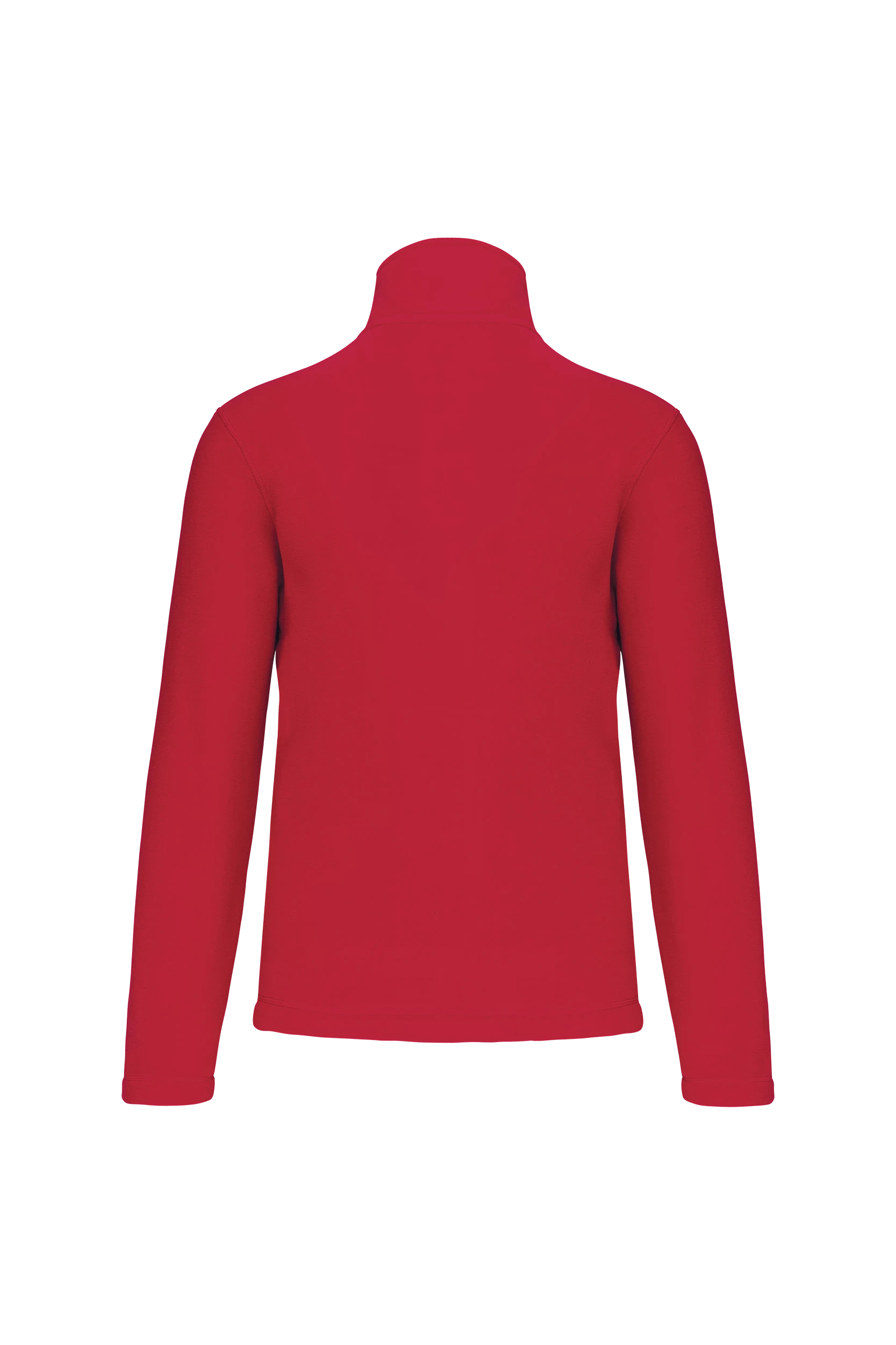 Micropolaire col zippé rouge