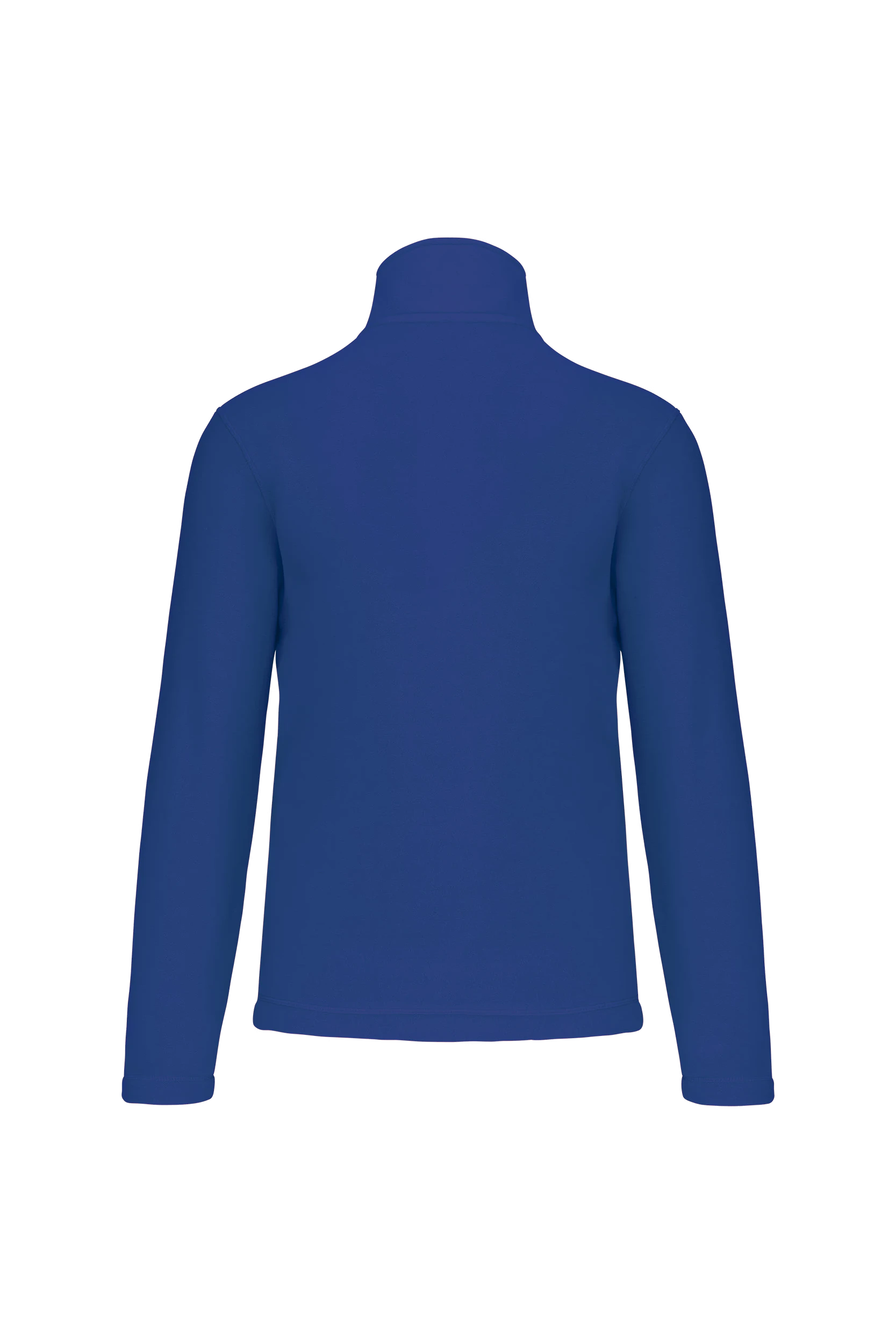 Micropolaire col zippé bleu