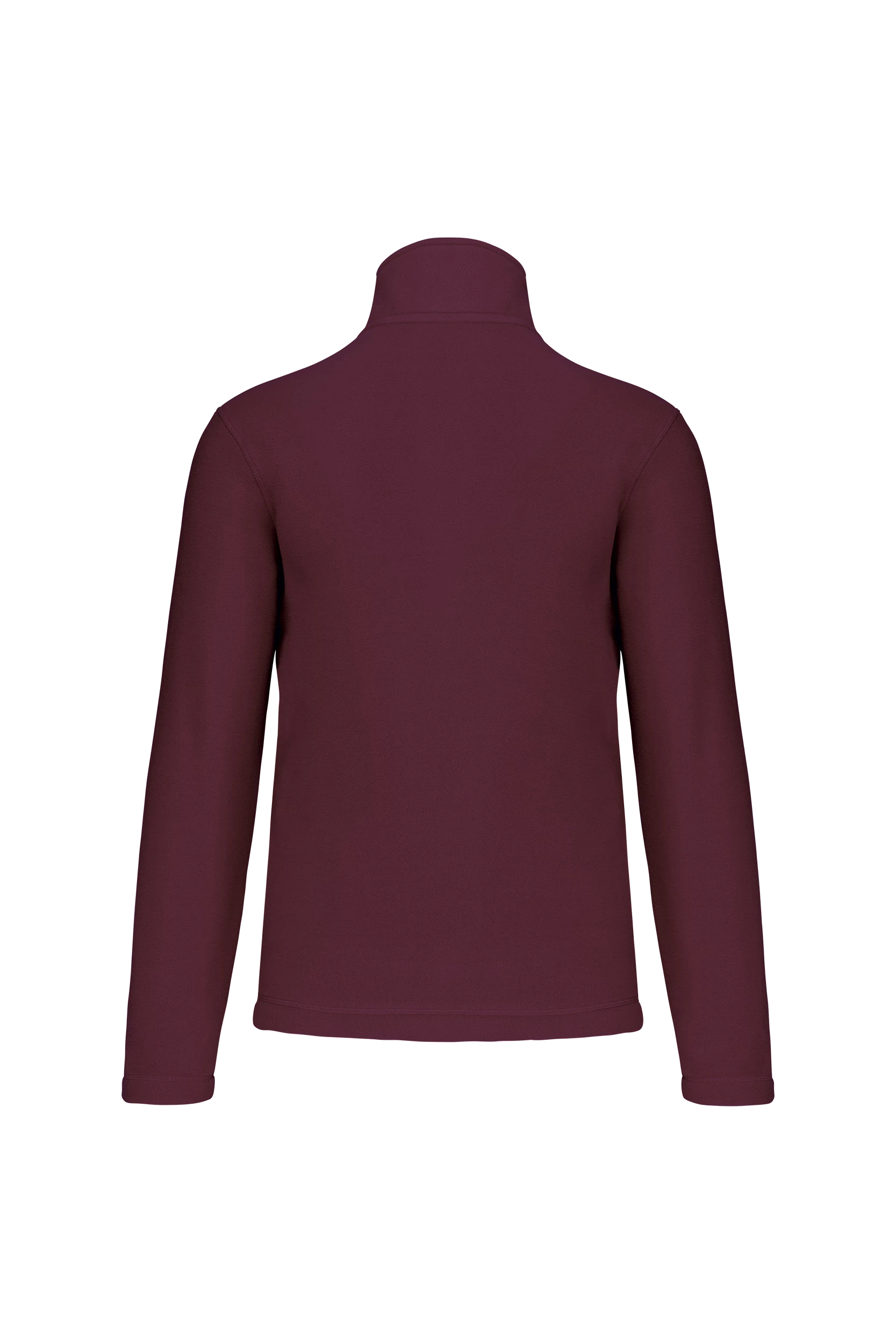 Micropolaire col zippé blanc