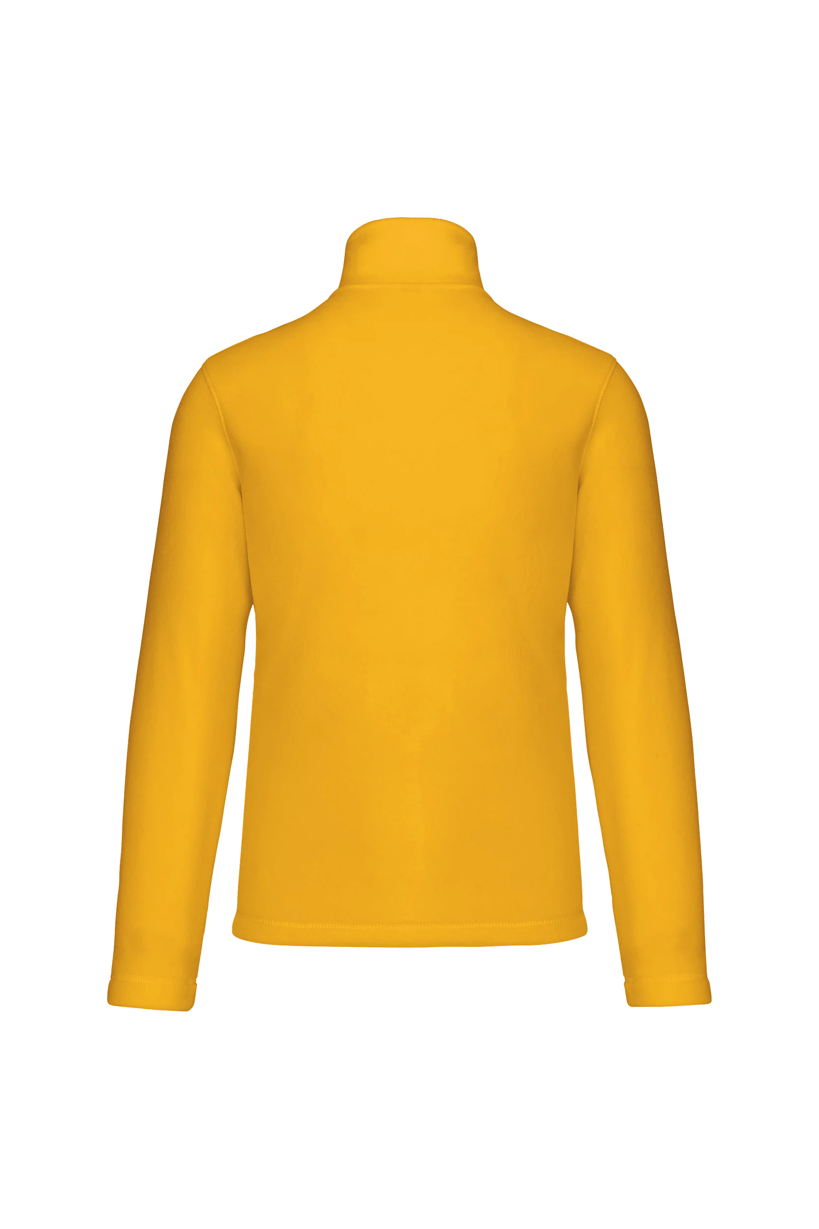 Micropolaire col zippé jaune
