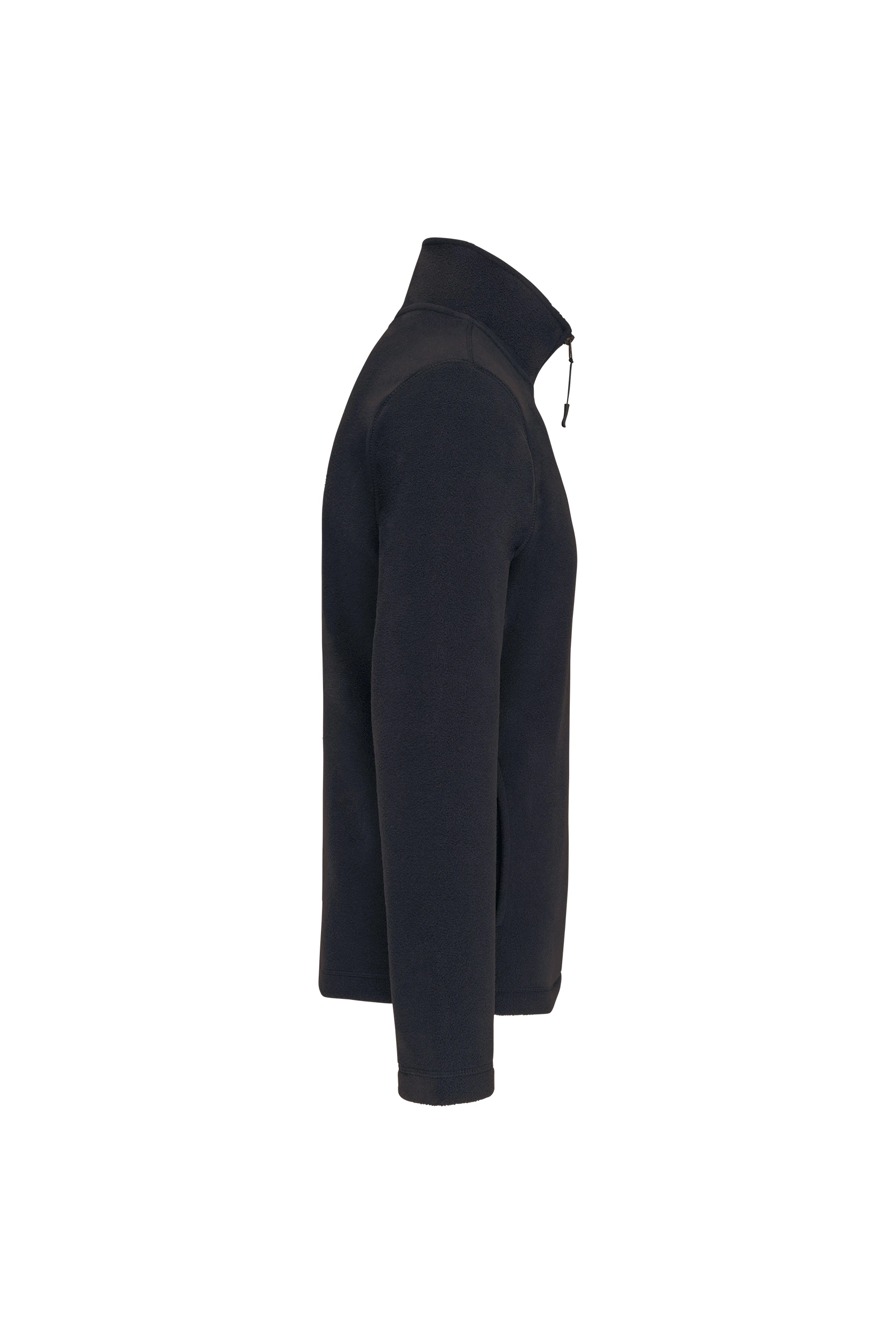 Micropolaire col zippé marine