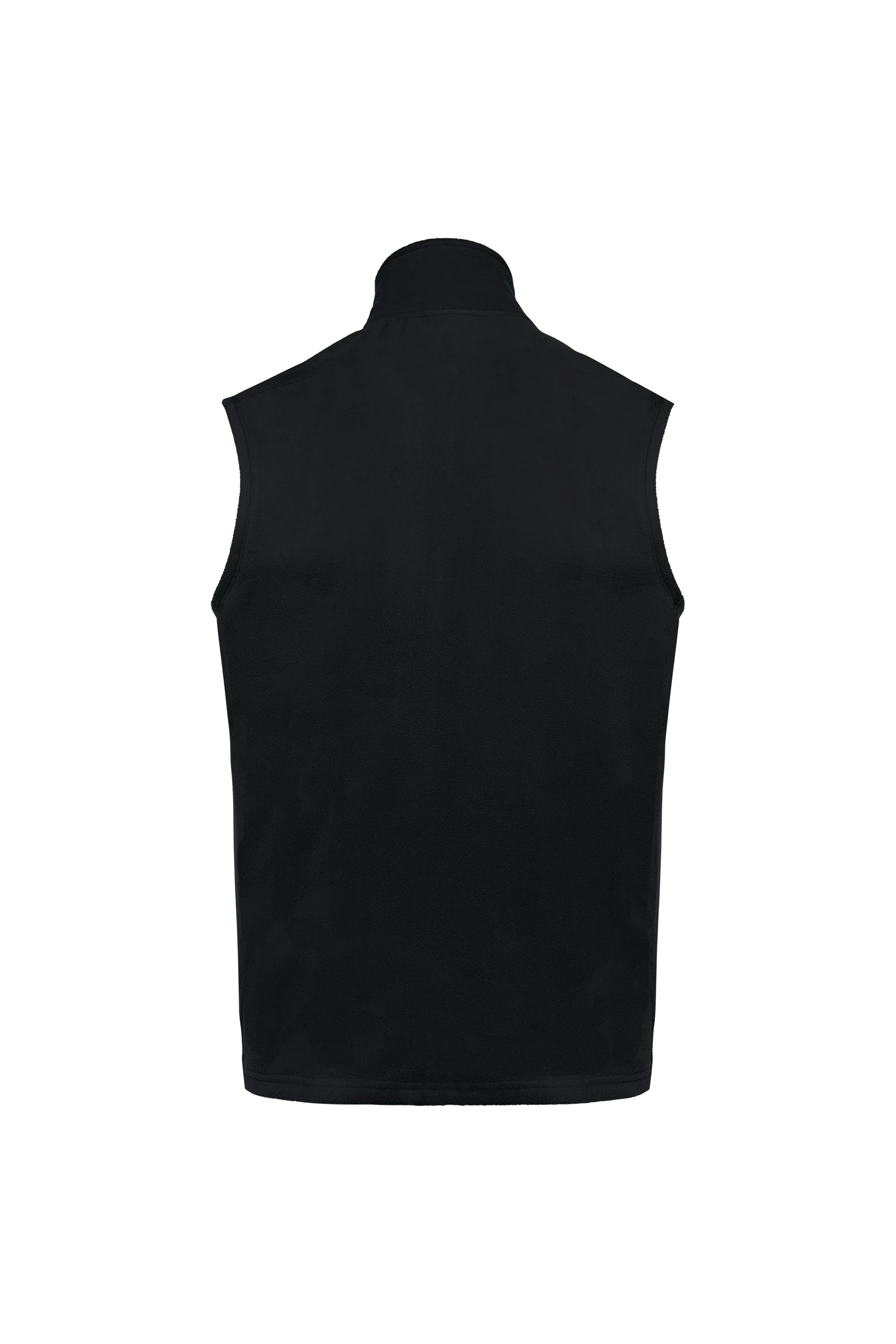 Gilet sans manches micropolaire écoresponsable unisexe noir