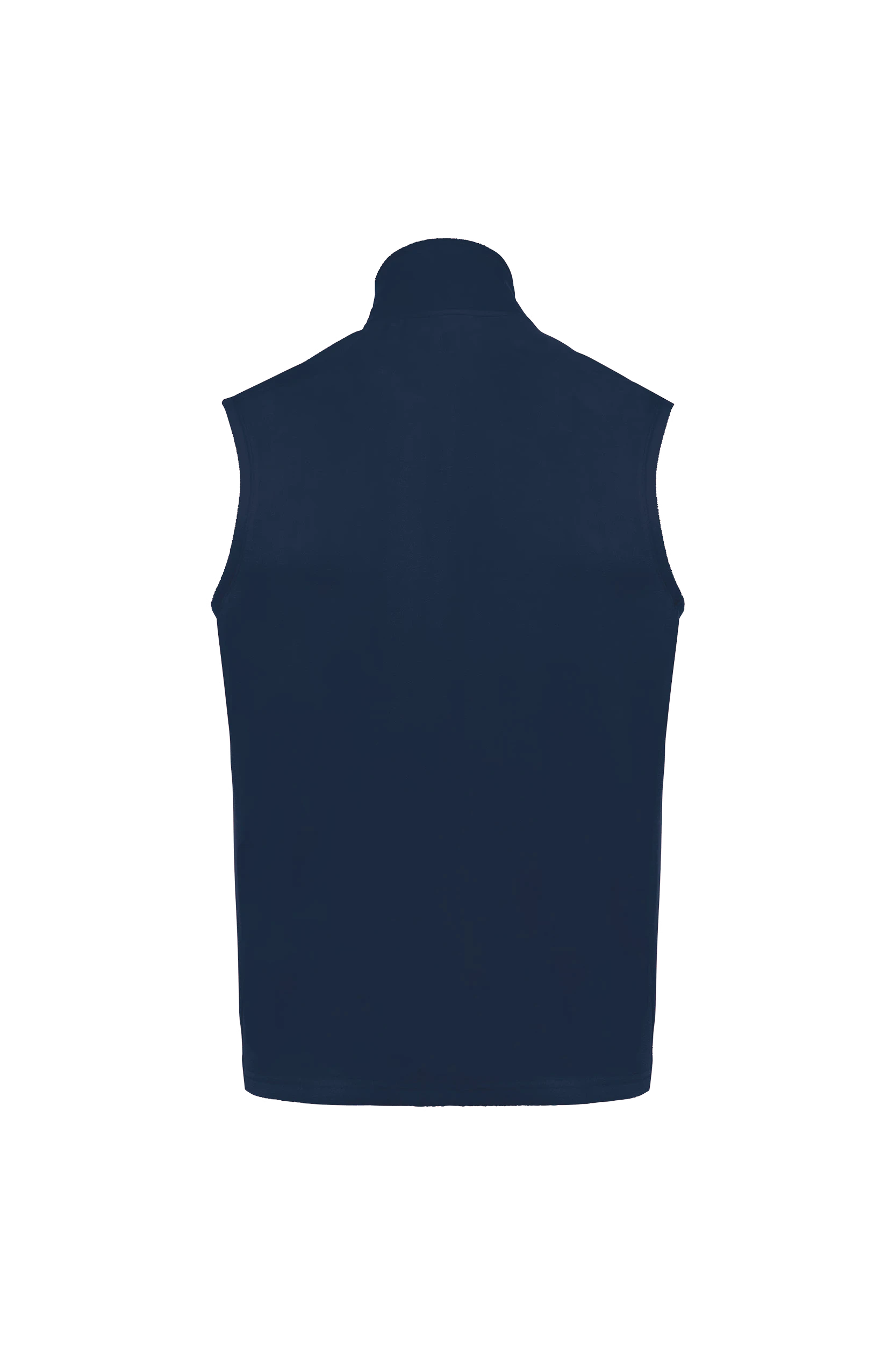 Gilet sans manches micropolaire écoresponsable unisexe marine
