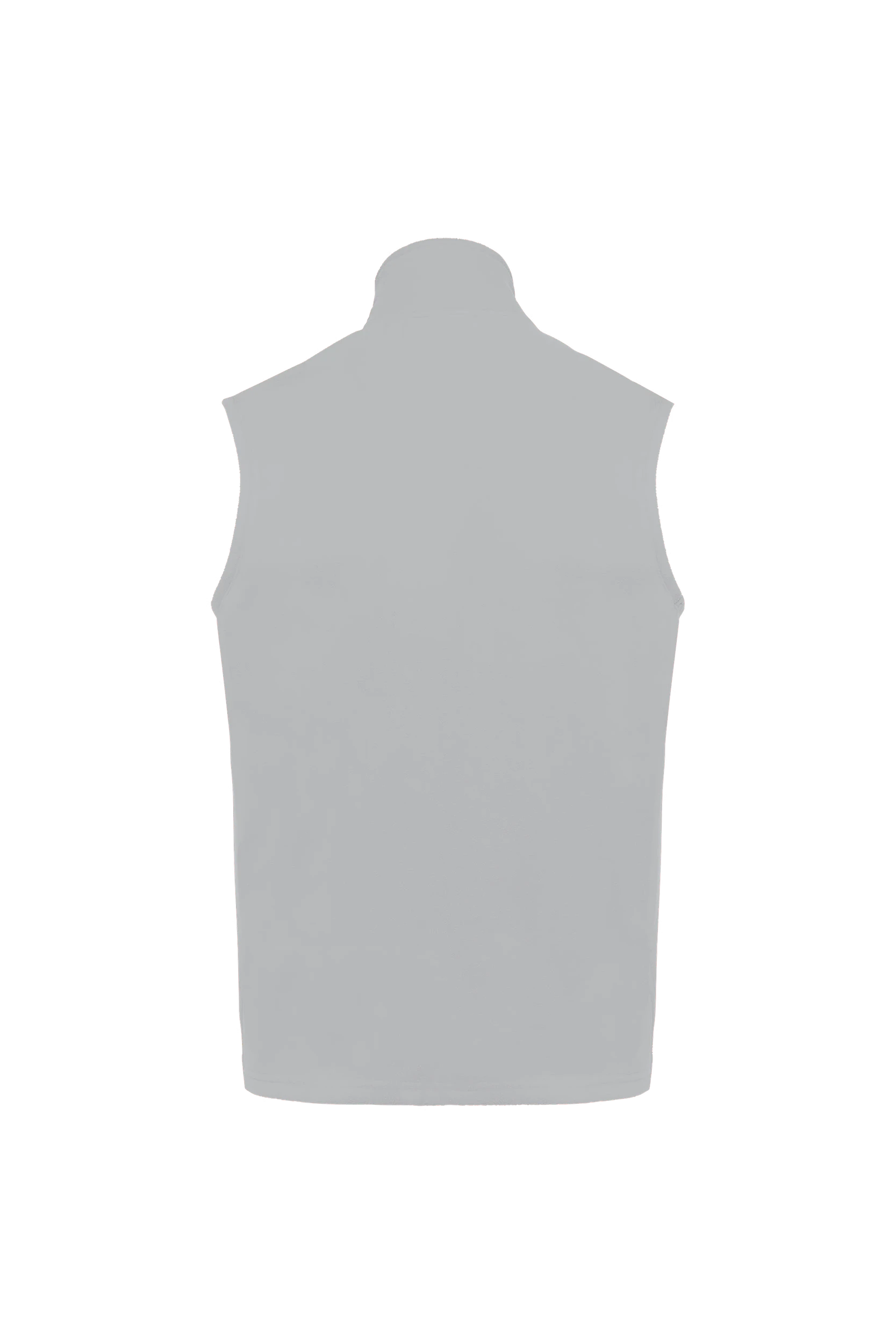 Gilet sans manches micropolaire écoresponsable unisexe gris