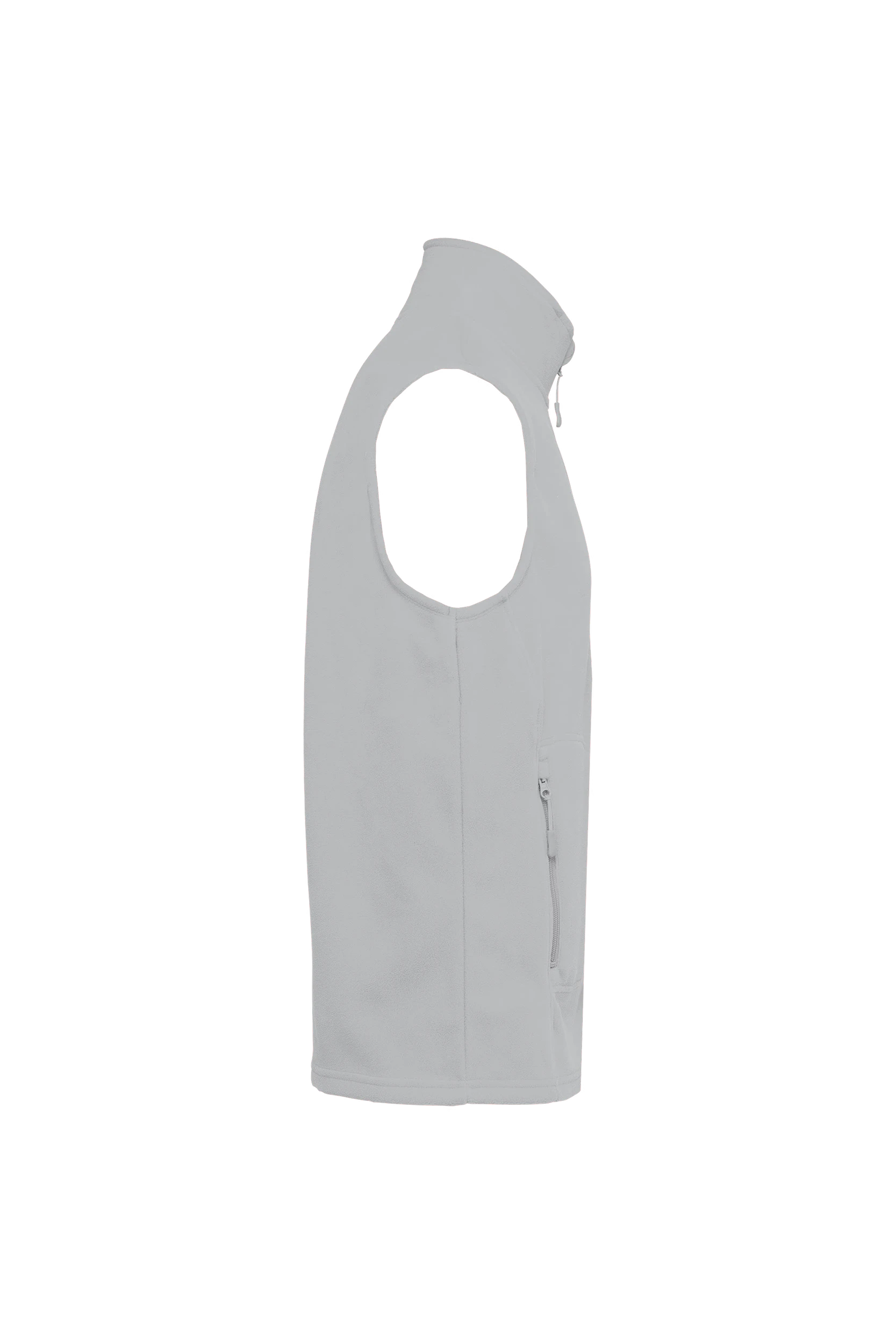 Gilet sans manches micropolaire écoresponsable unisexe gris