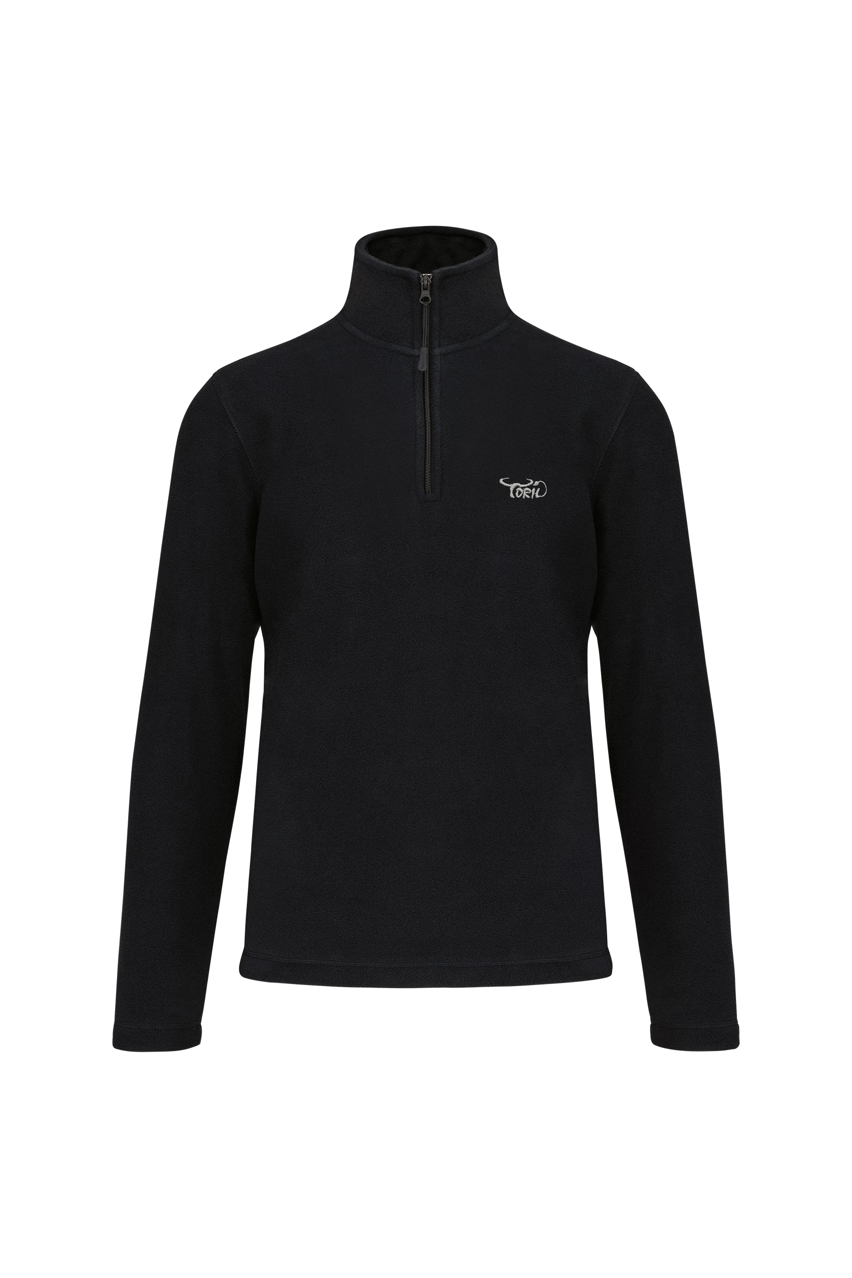 Micropolaire col zippé noir