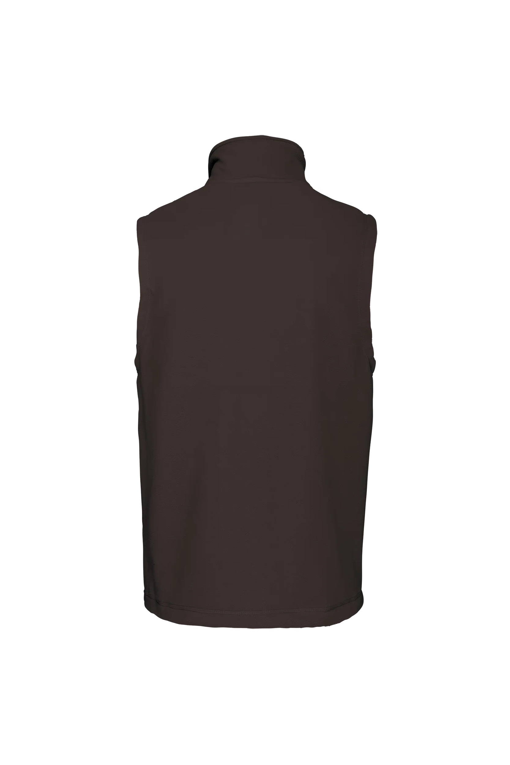 Gilet sans manches micropolaire chocolat