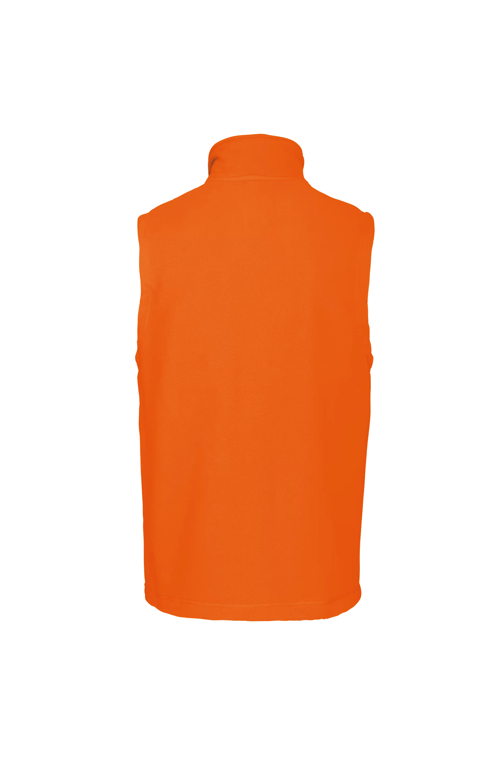 Gilet sans manches micropolaire orange