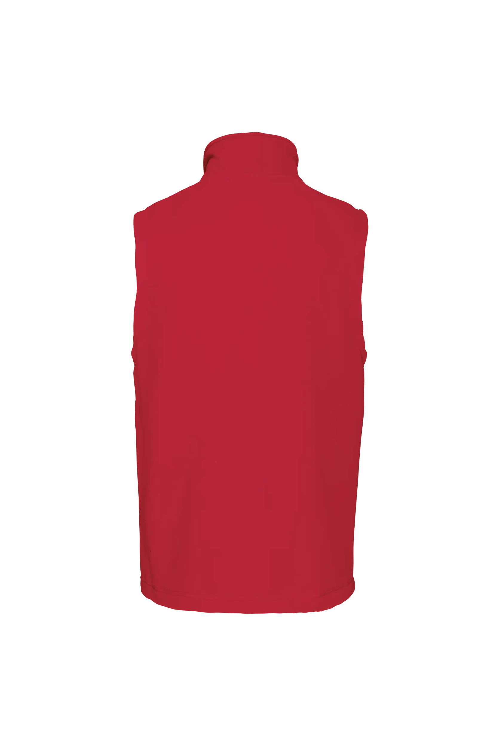 Gilet sans manches micropolaire rouge