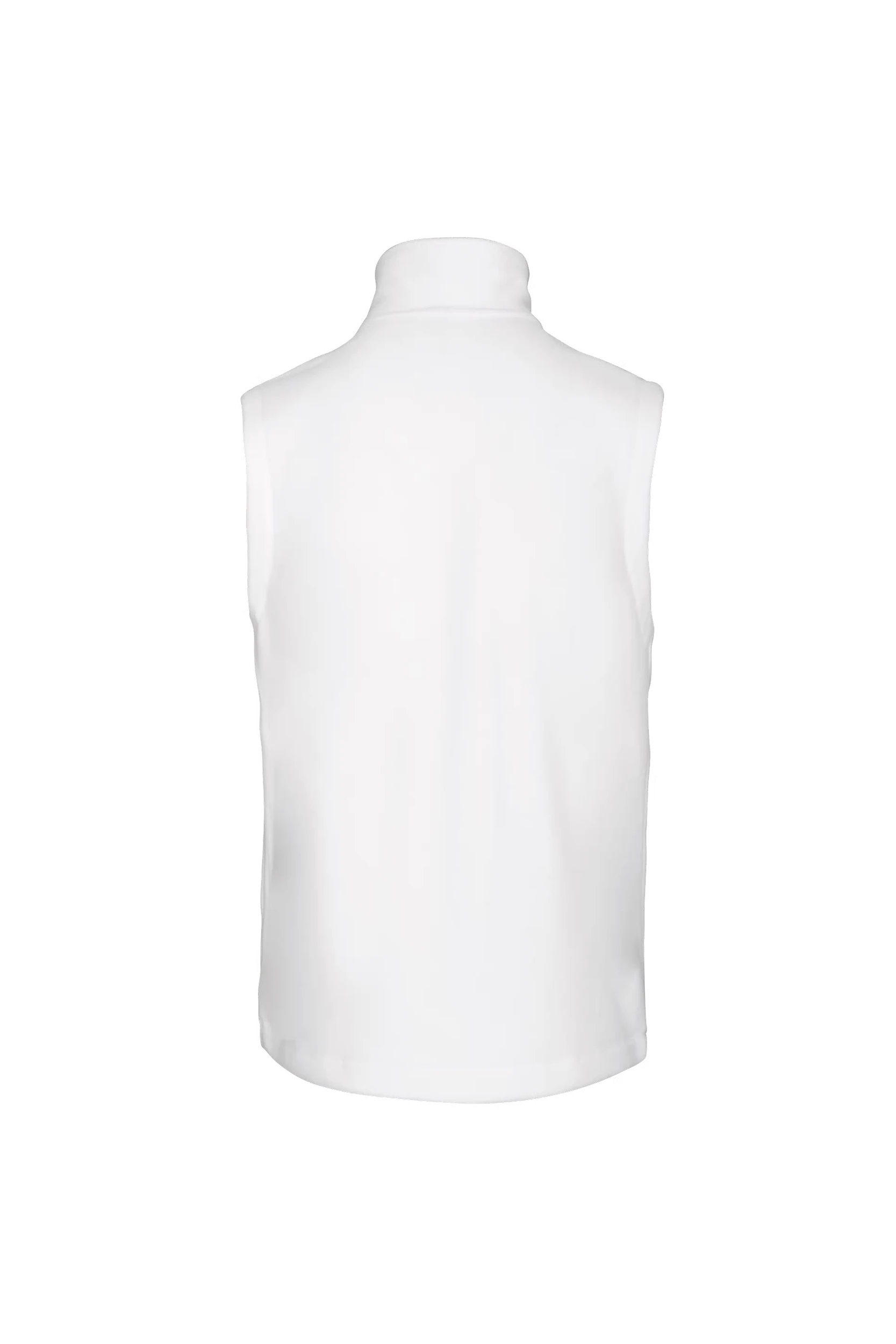 Gilet sans manches micropolaire blanc