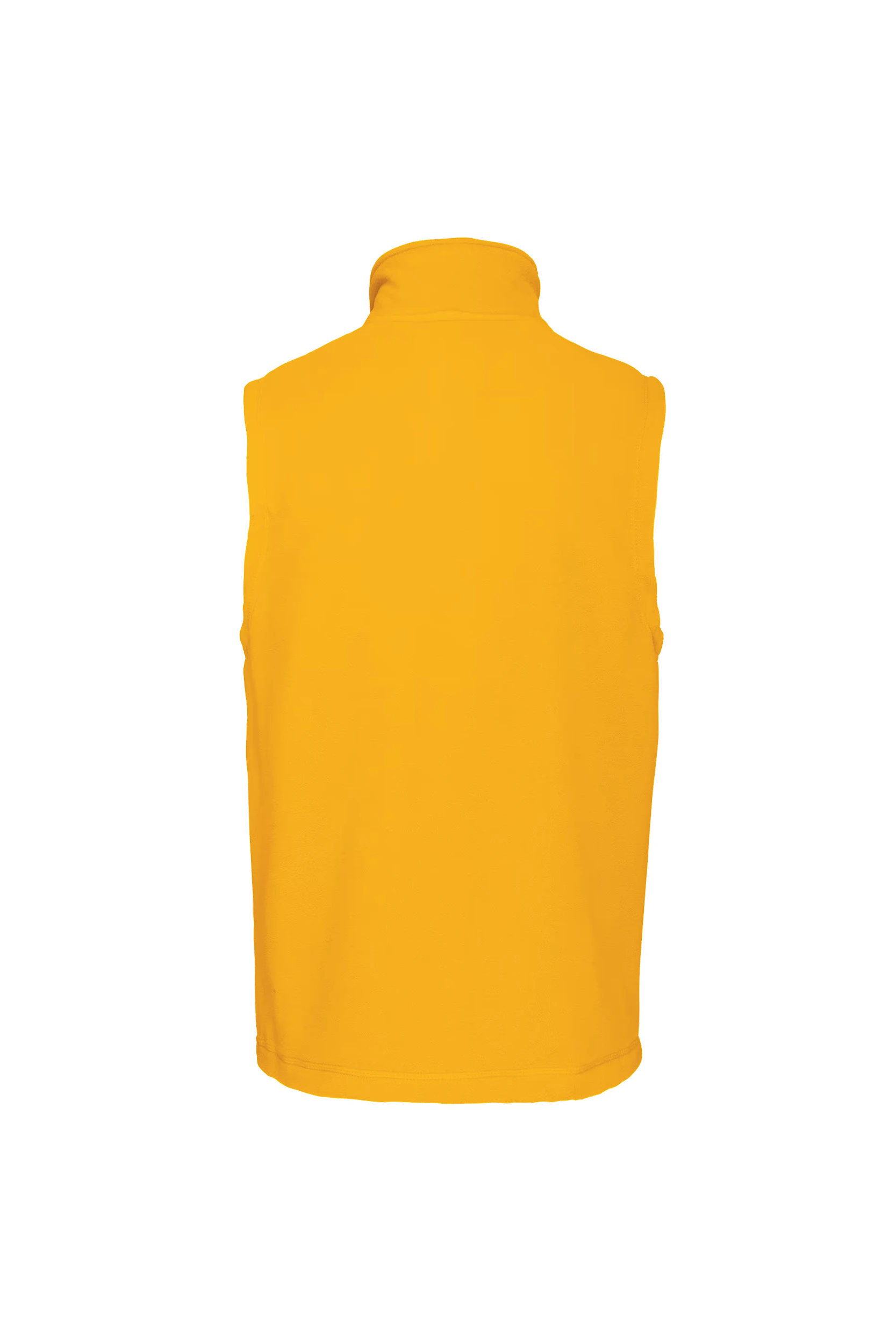 Gilet sans manches micropolaire jaune