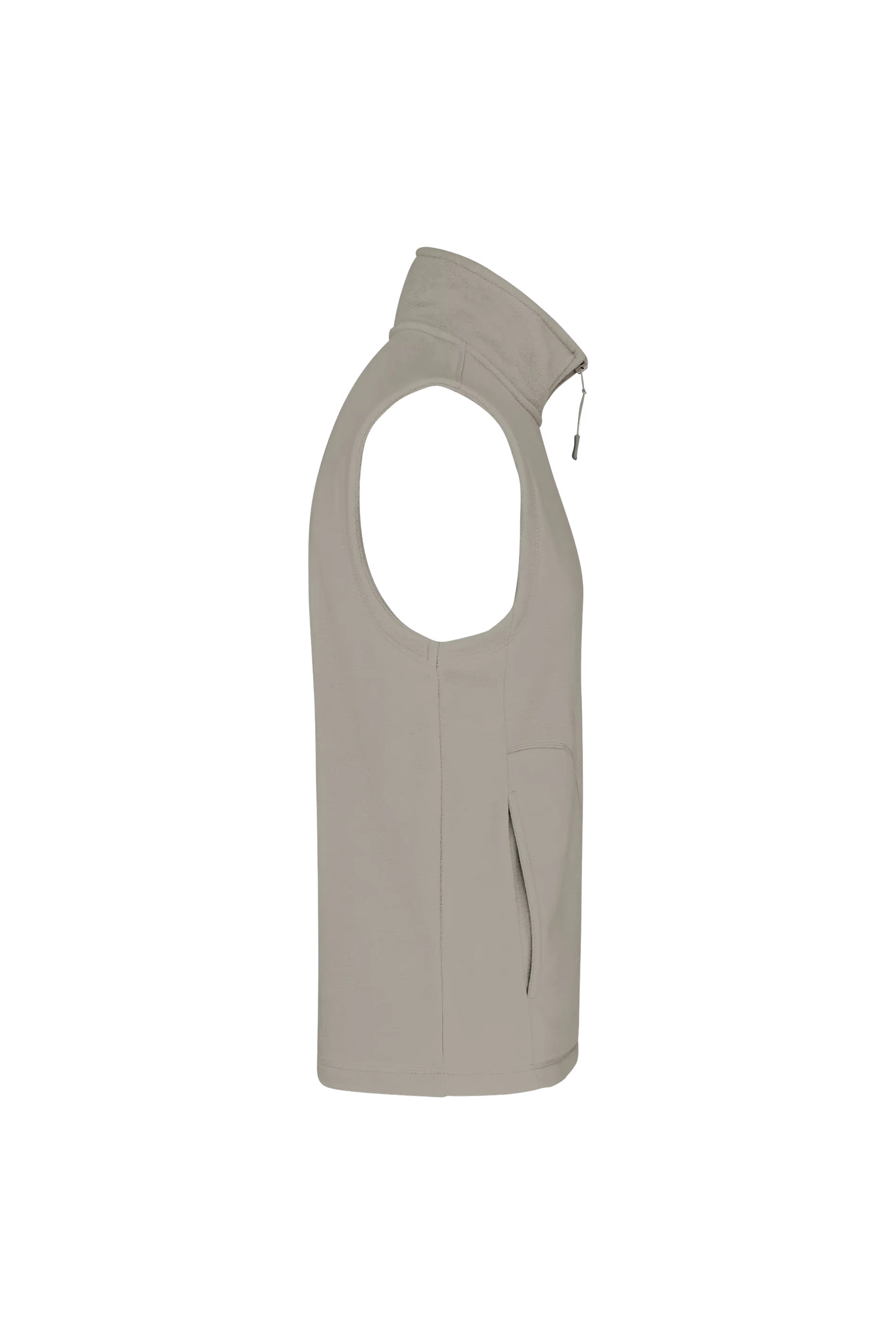 Gilet sans manches micropolaire beige