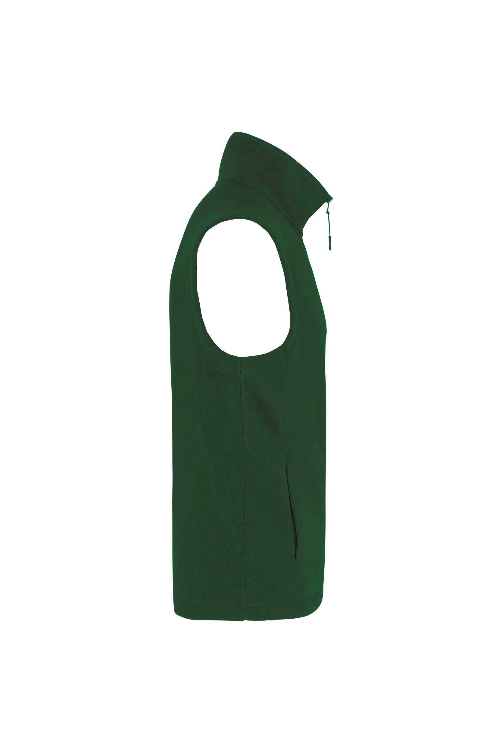 Gilet sans manches micropolaire vert forêt