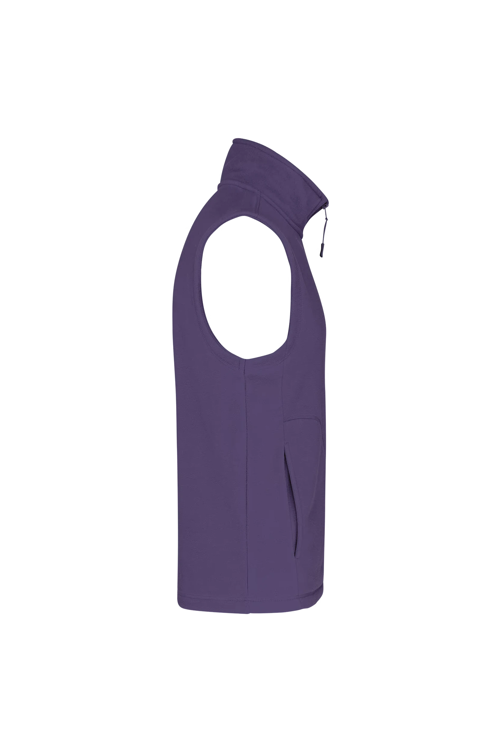 Gilet sans manches micropolaire violet
