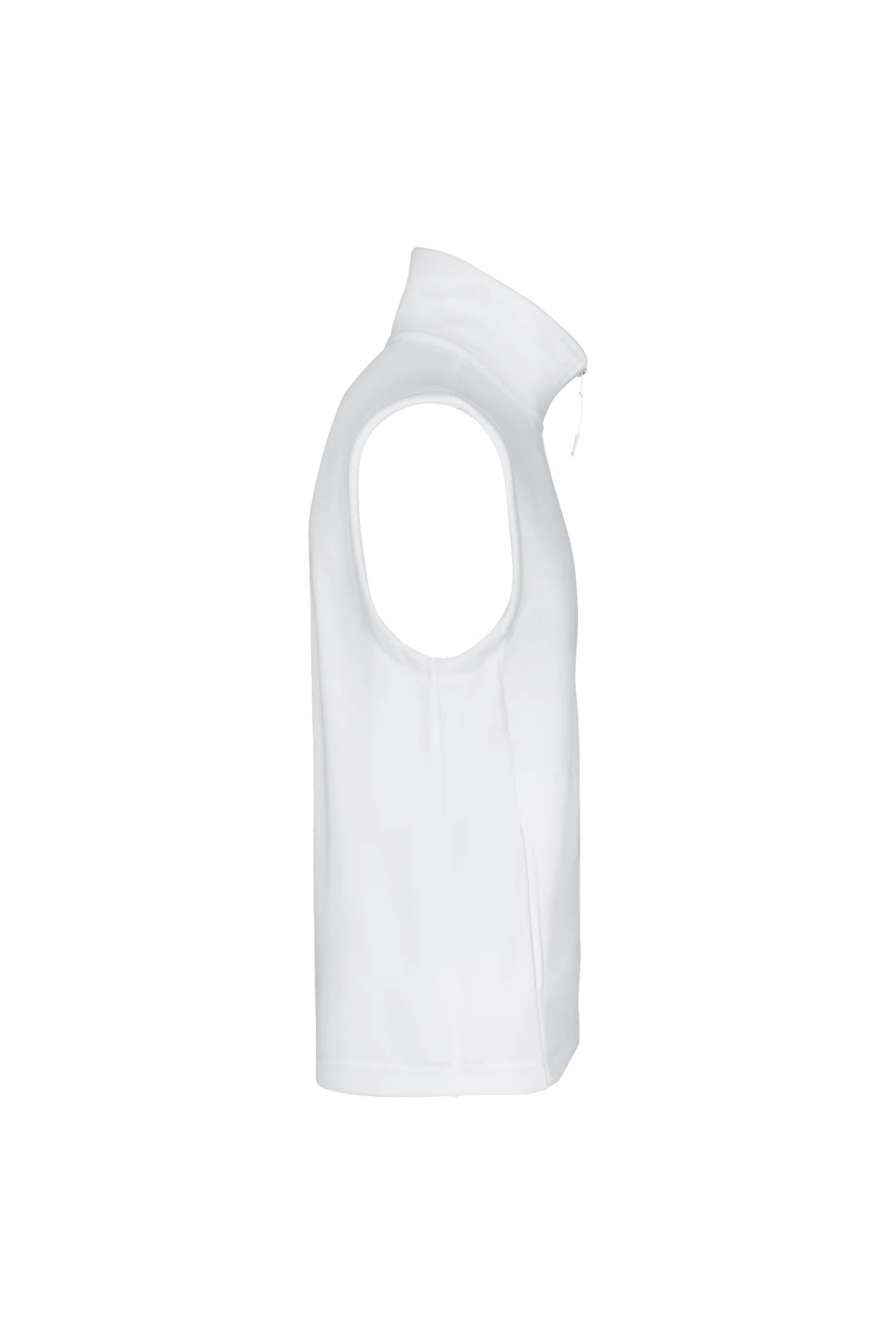Gilet sans manches micropolaire blanc