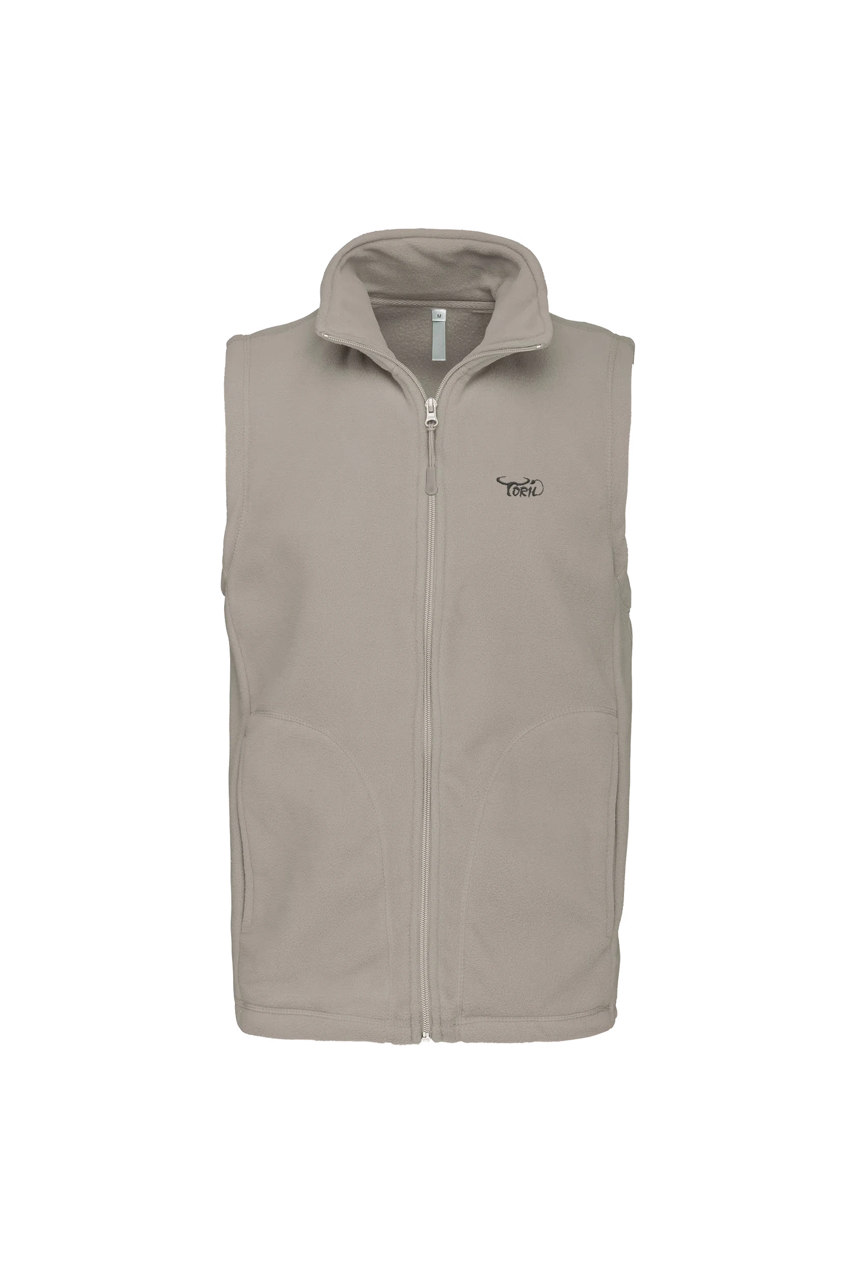Gilet sans manches micropolaire beige