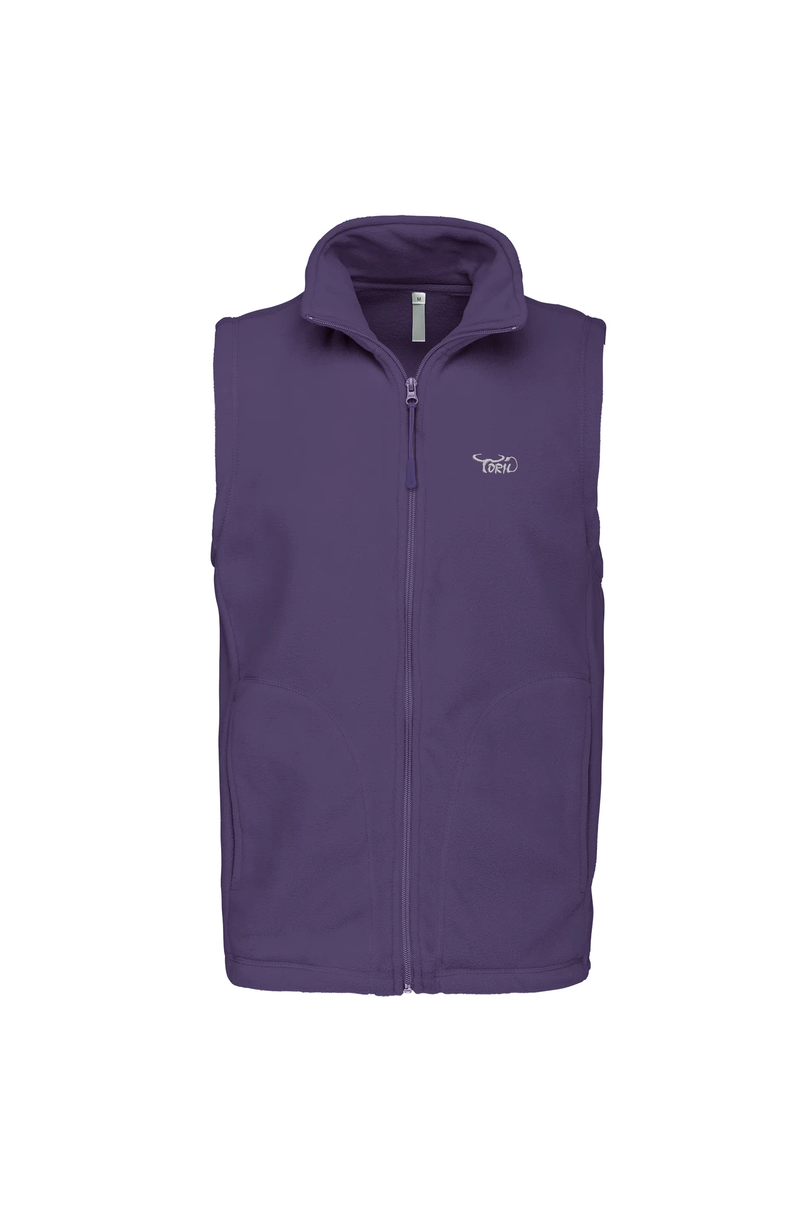 Gilet sans manches micropolaire violet
