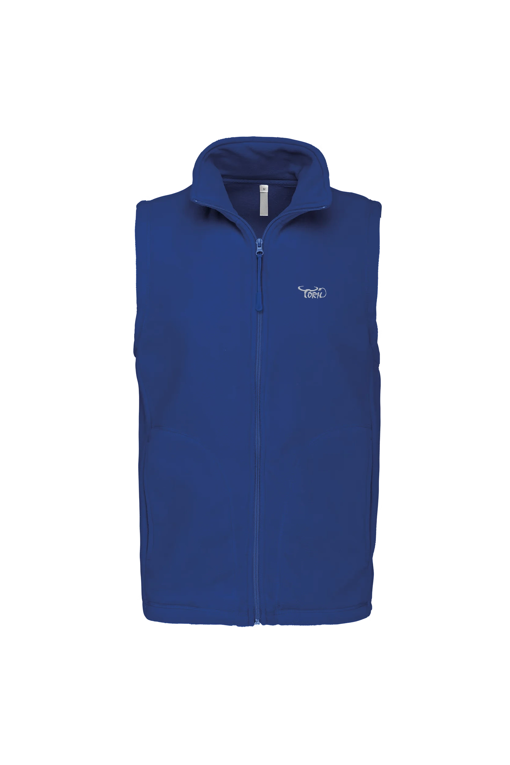 Gilet sans manches micropolaire bleu