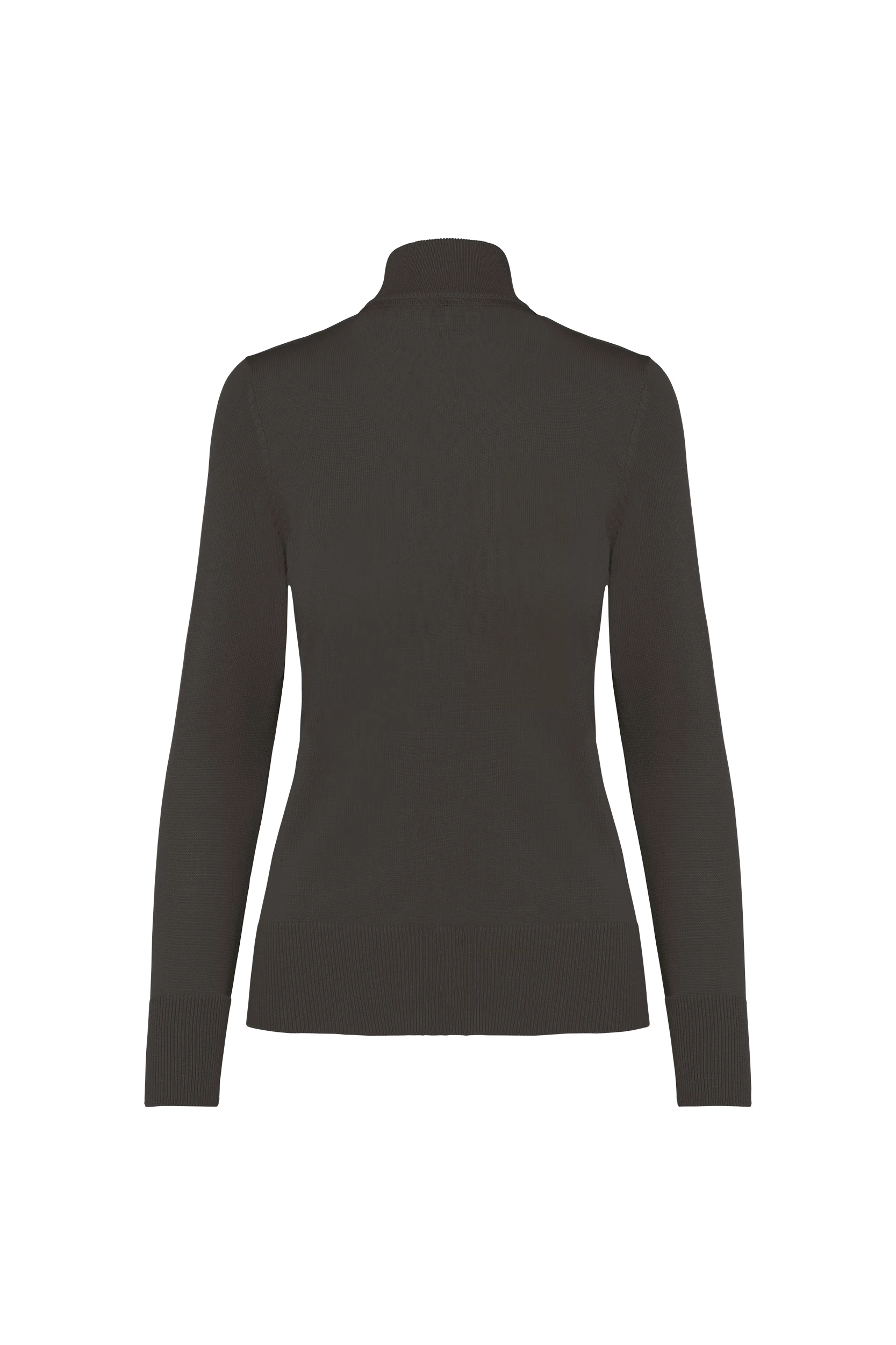 Cardigan zippé gris foncé
