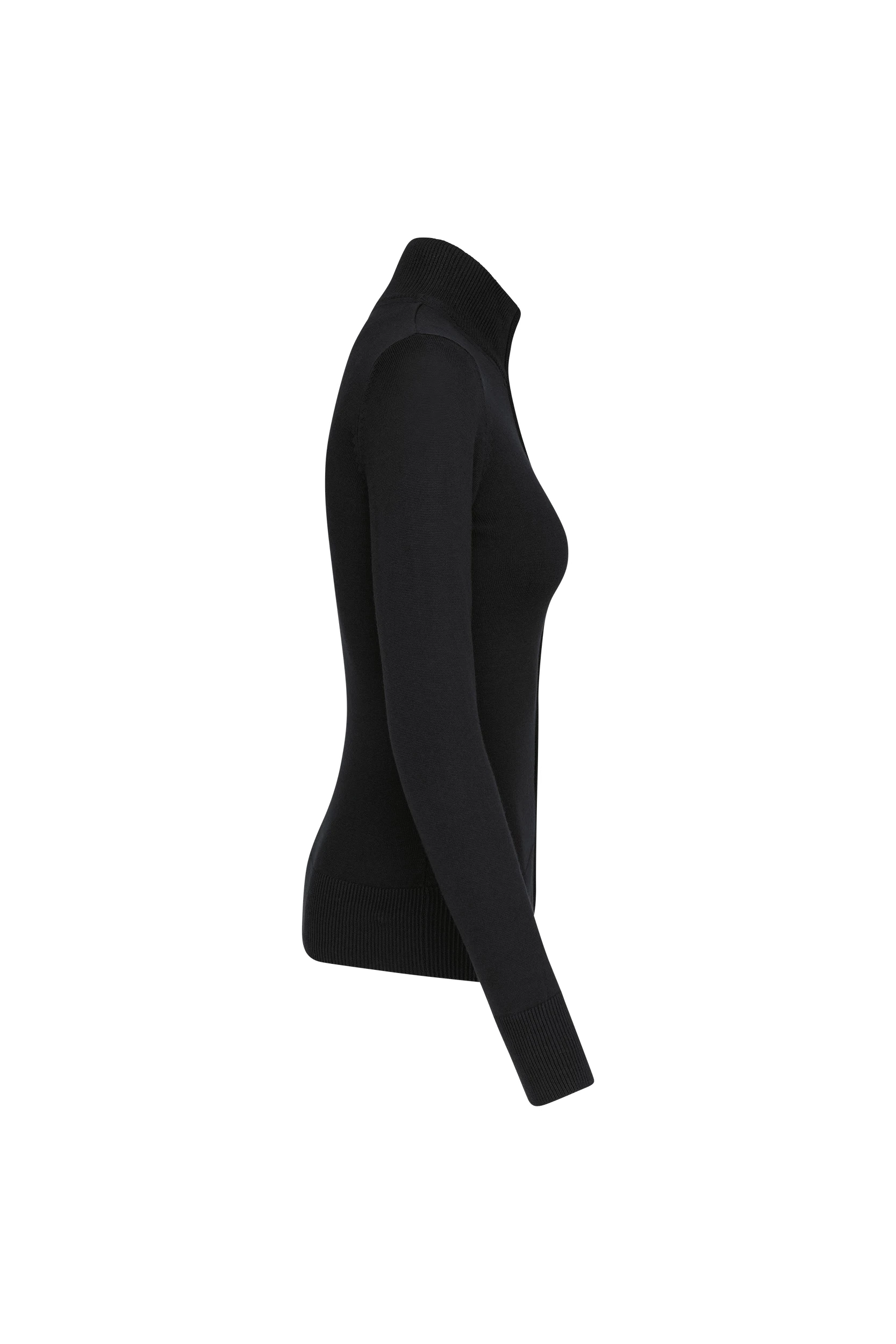 Cardigan zippé noir