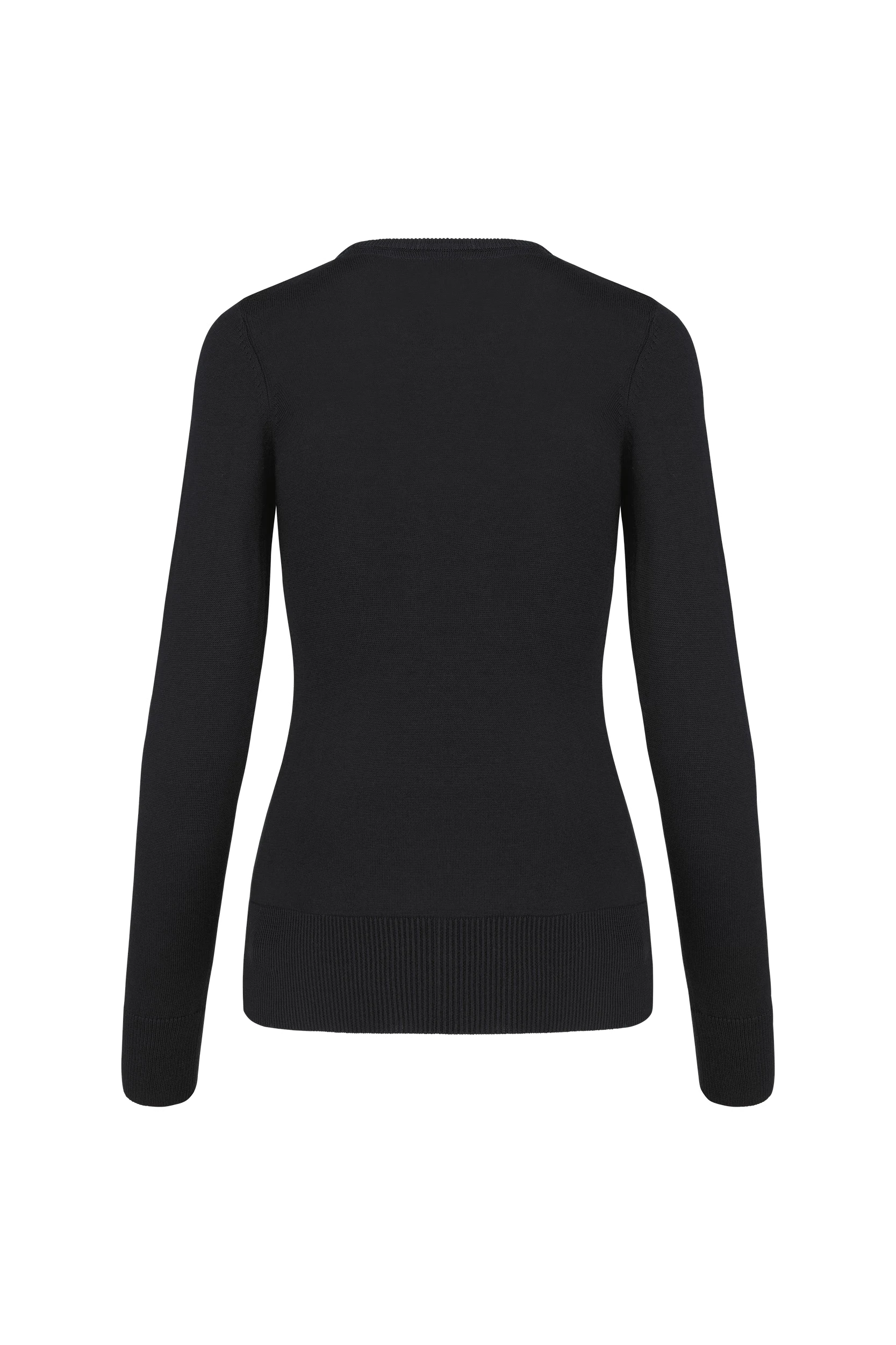 Pull col v noir